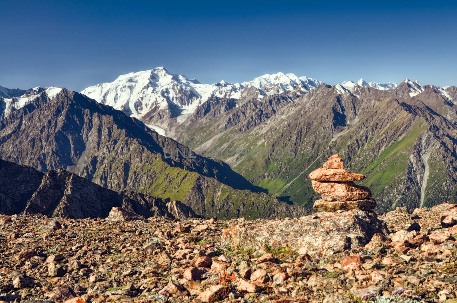 Mountains in Kyrgyzstan by MichalKnitl