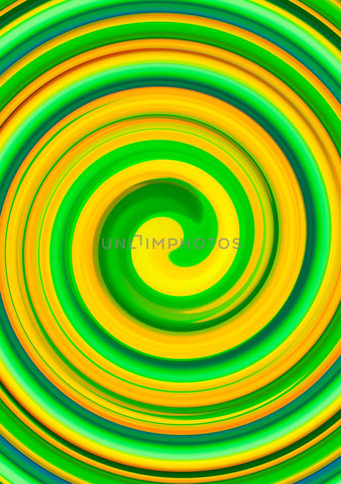 Green twirl circular wave Background.