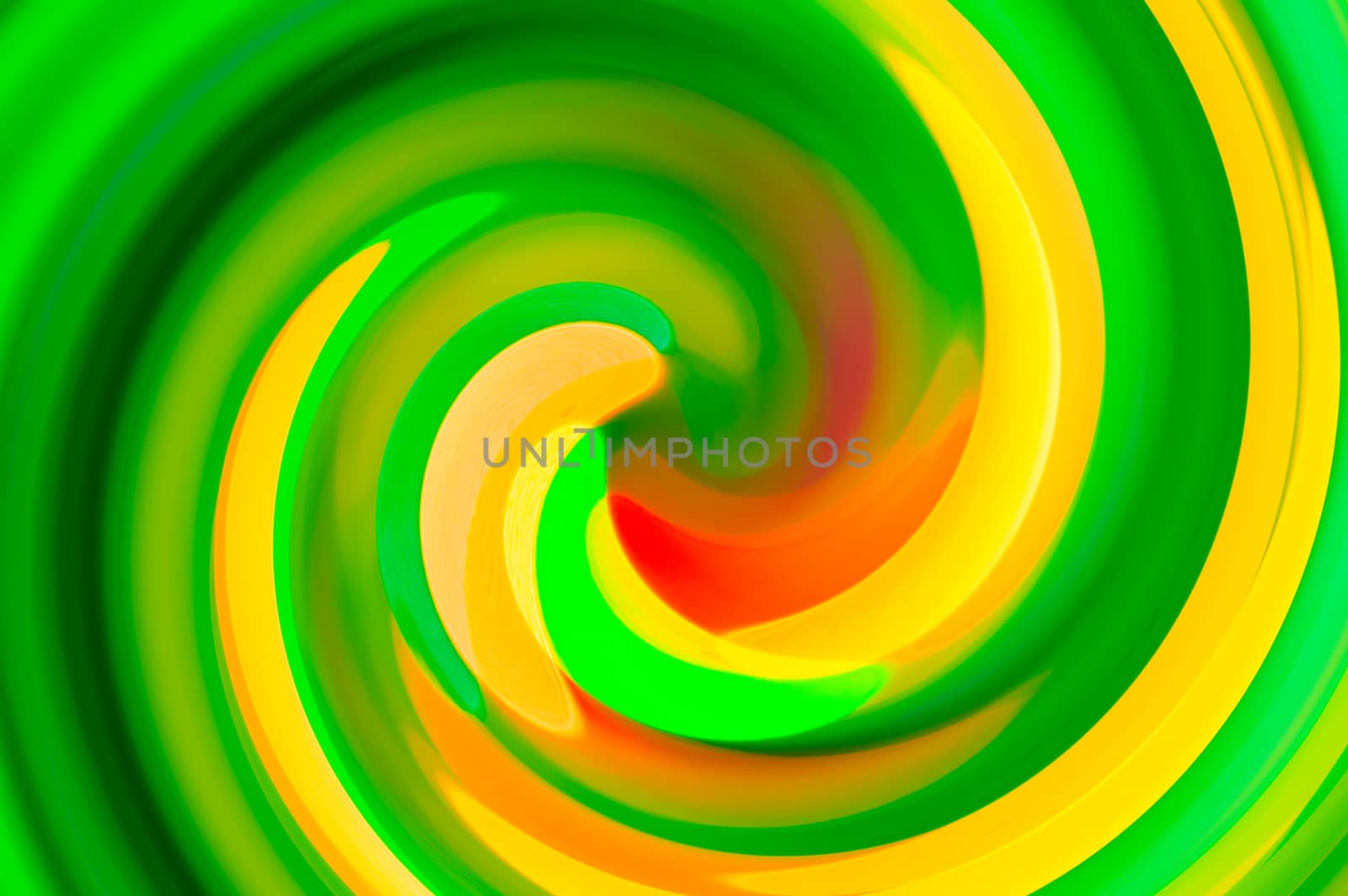 Green twirl circular wave Background.