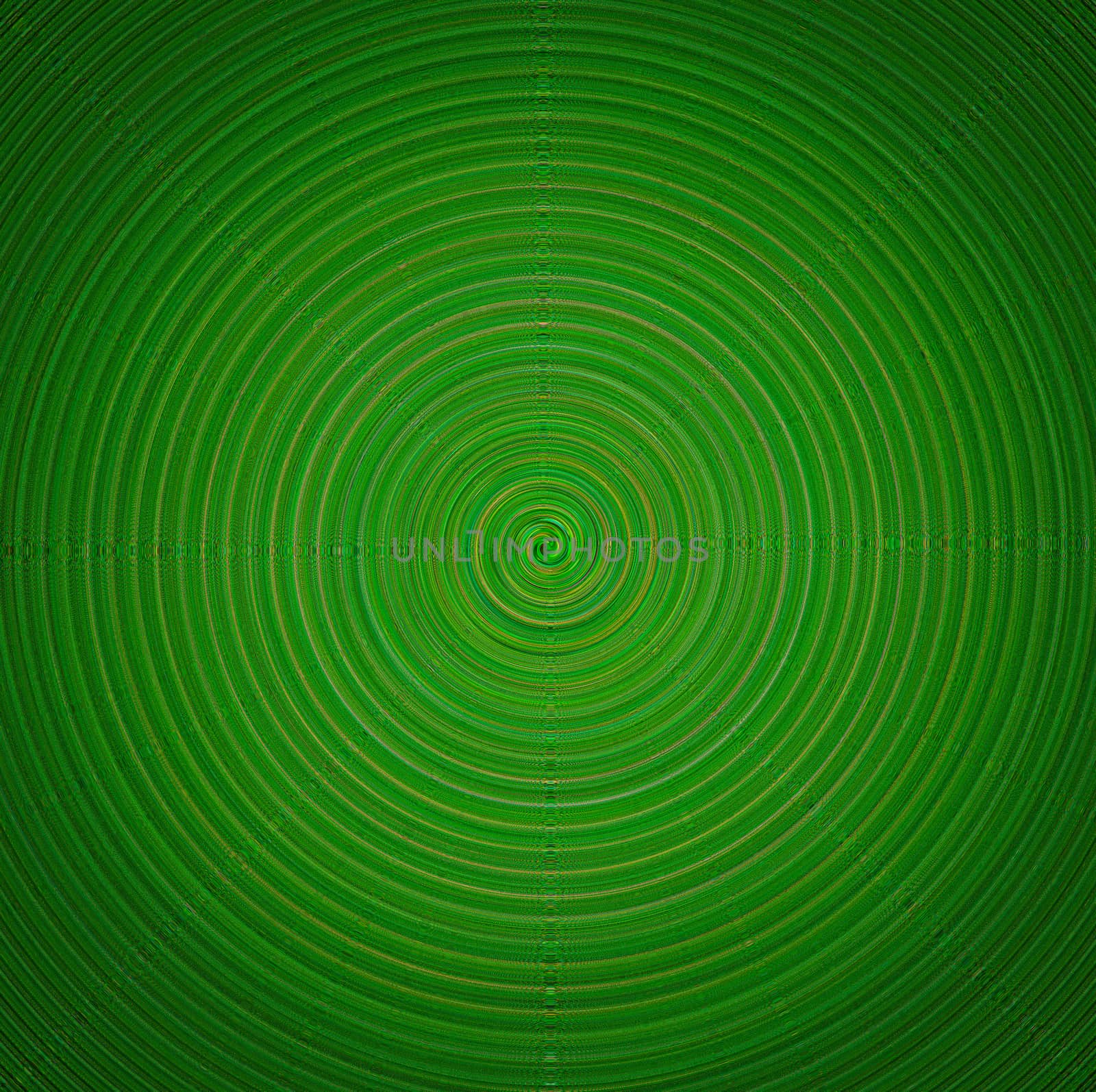 Green twirl circular wave Background.