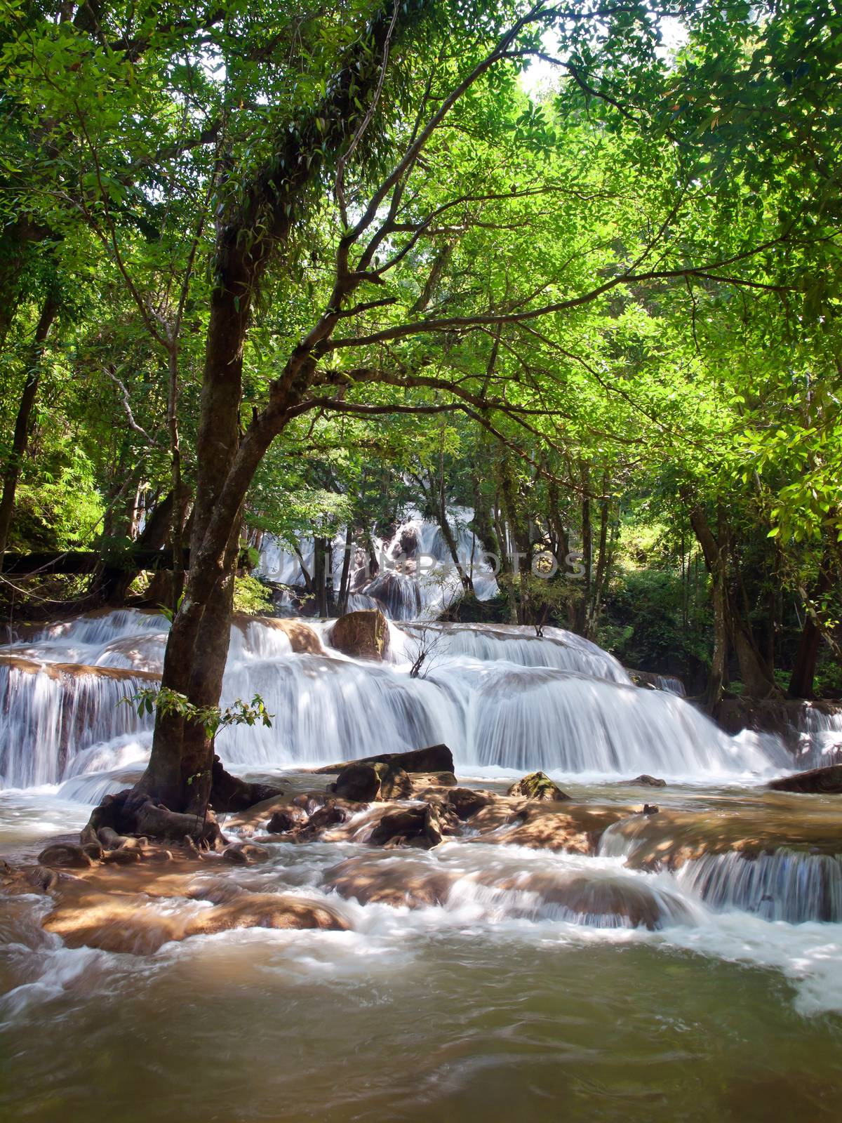 Pha Tat Waterfall by Exsodus