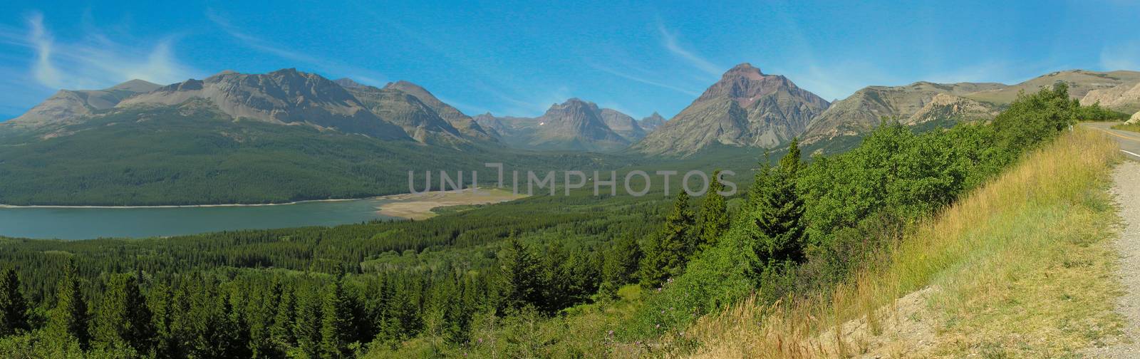 Panoramic view of Glacier National Park by jovannig