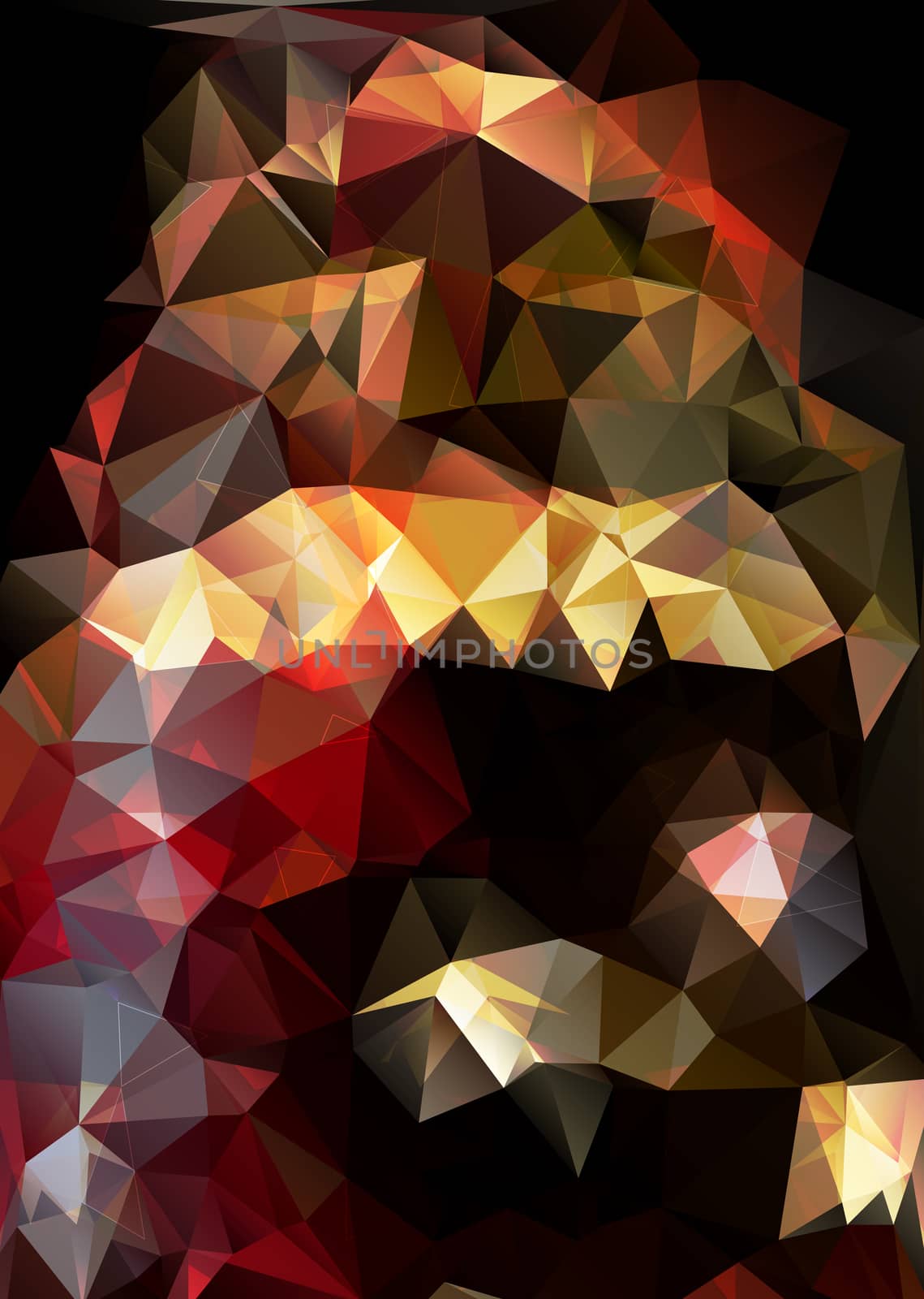 Colorful Polygonal Mosaic Background by dolfinvik