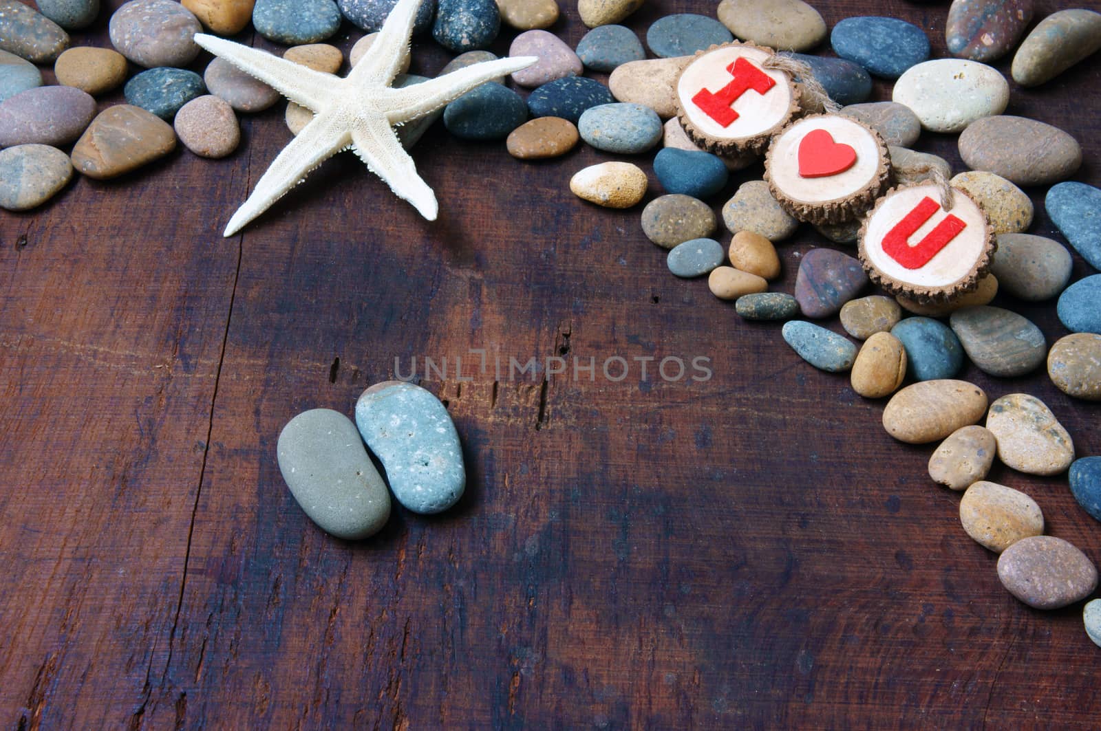 Colourful, harmony Valentine background, amazing style, heart on pebble , I love you message on stone, wooden, red color, Valentine day on Feb 14 is the day for couple, they give lovely gift for lover