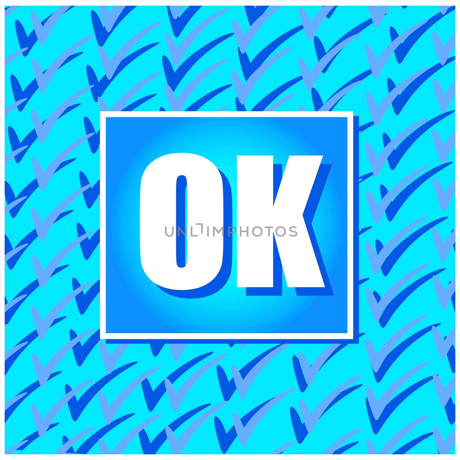 Ok icon vector design