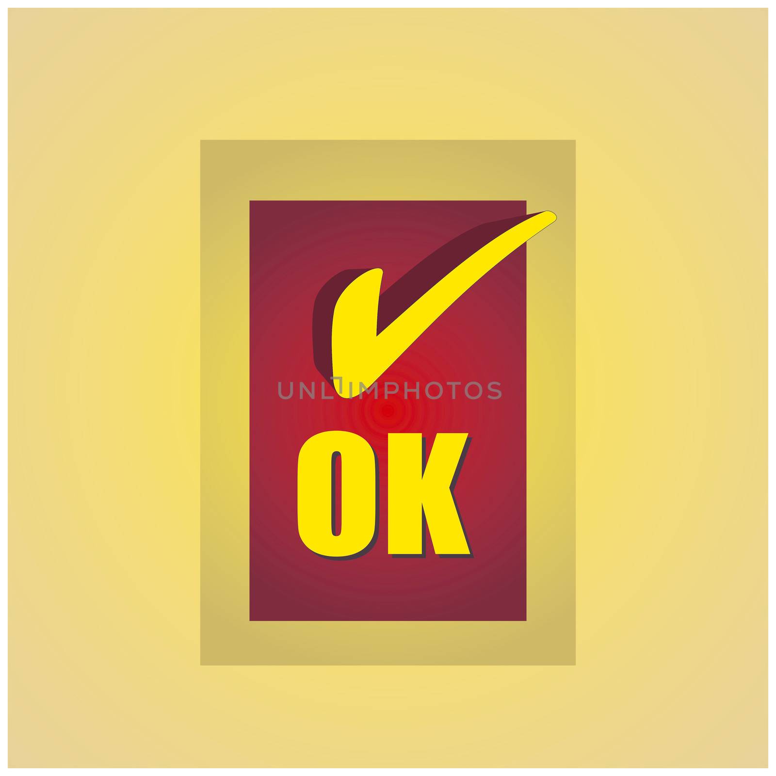 Ok icon vector design