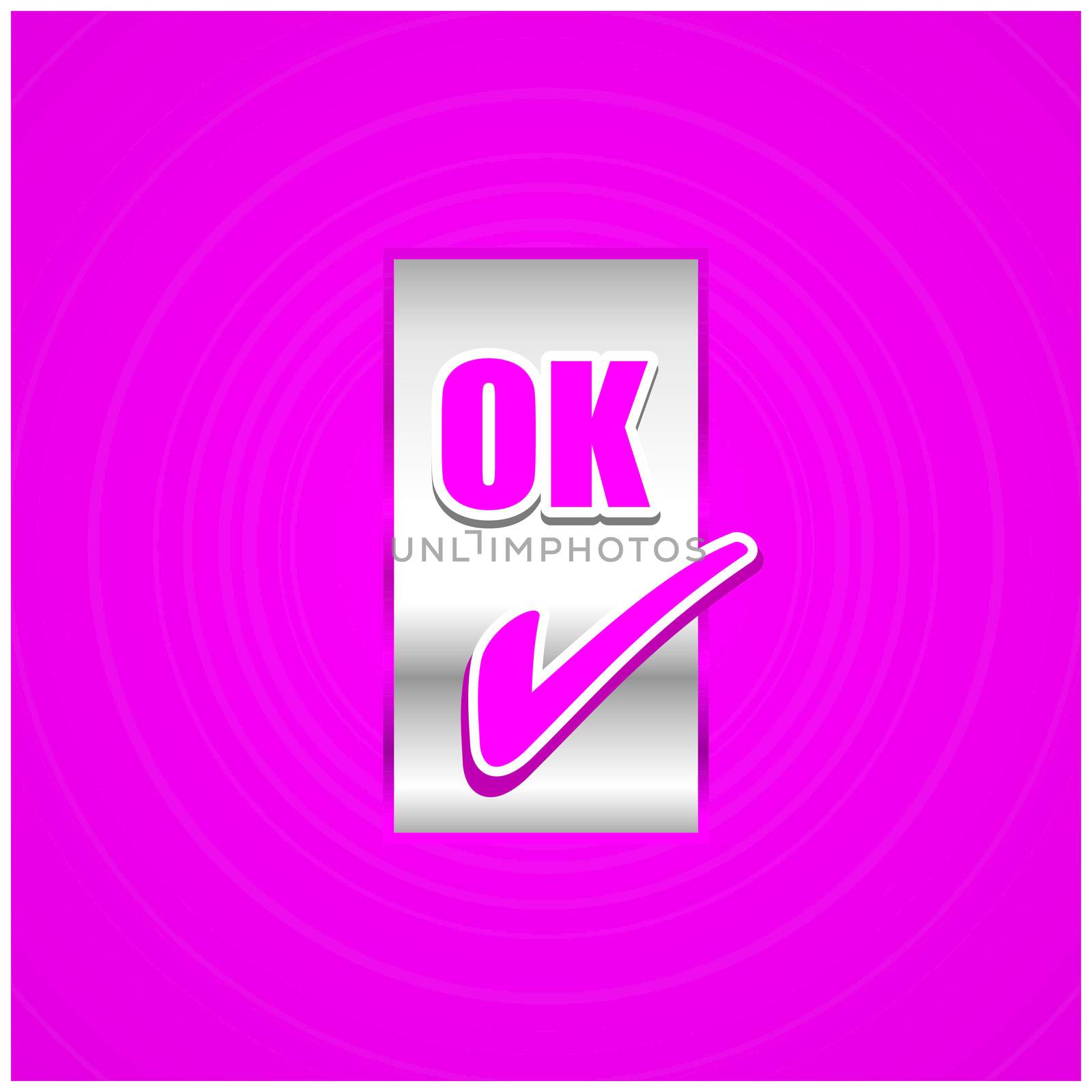 Ok icon vector design