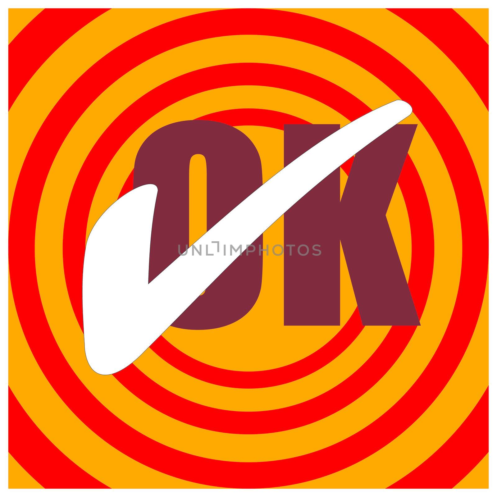 Ok icon vector design