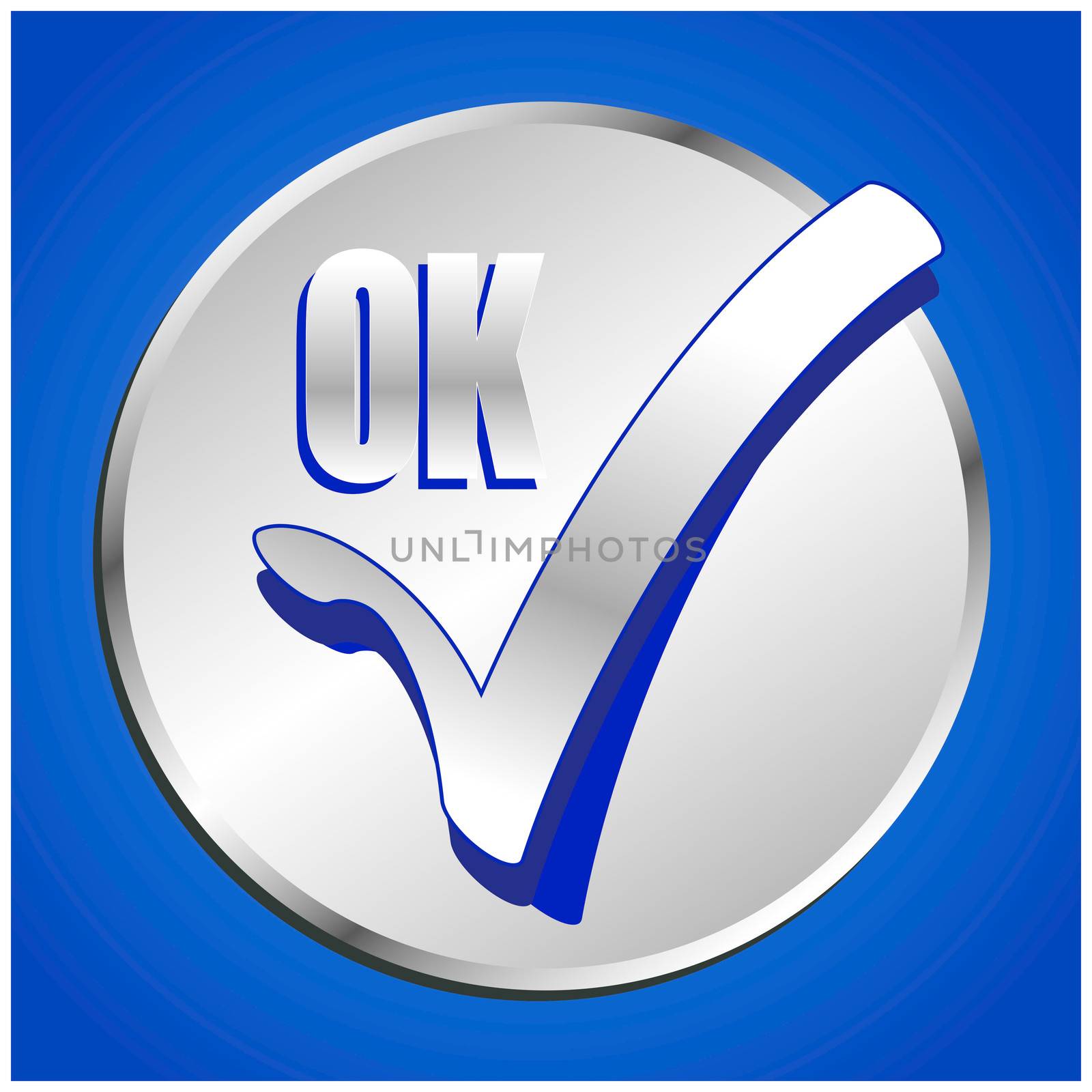 Ok icon vector design