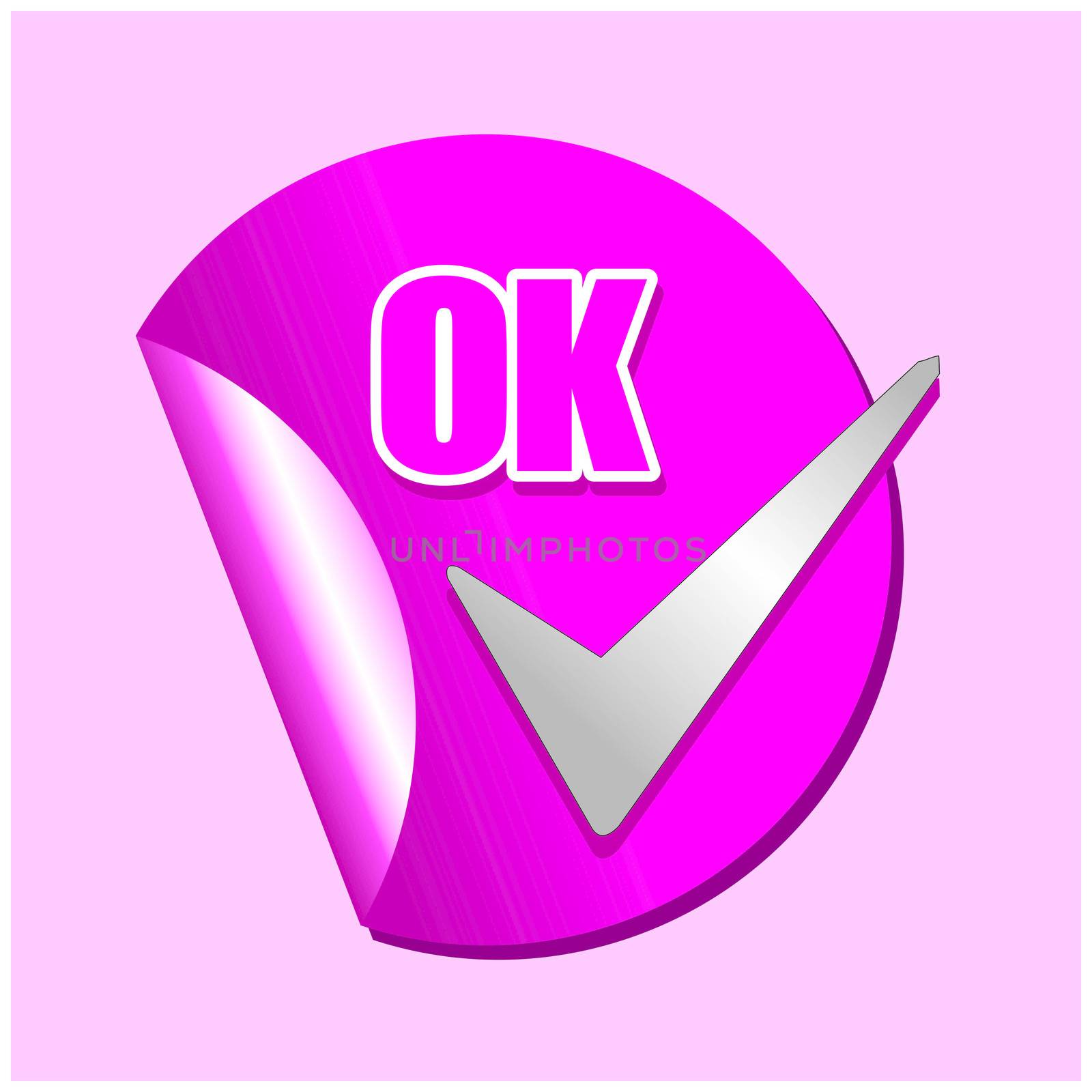 Ok icon vector design