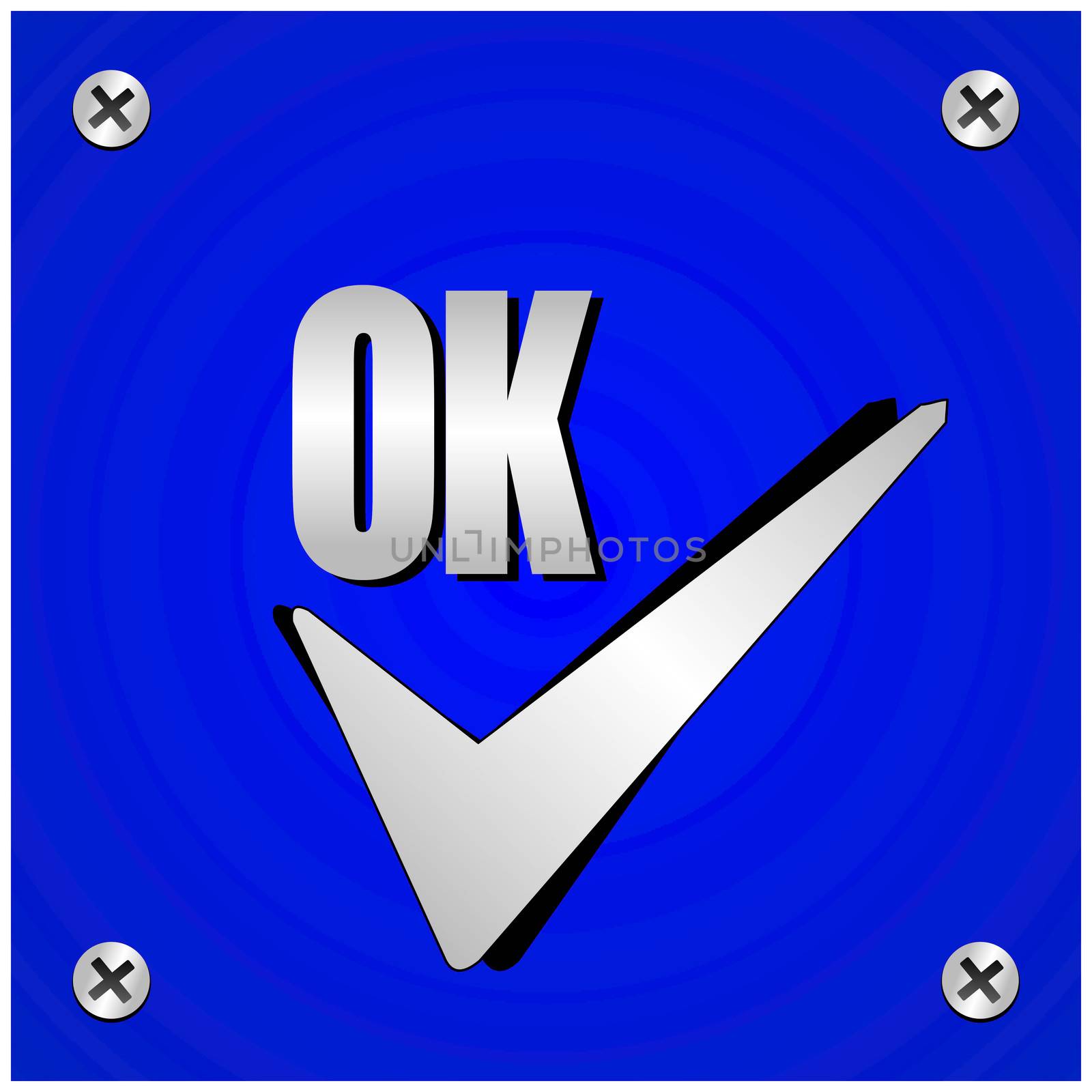 Ok icon vector design
