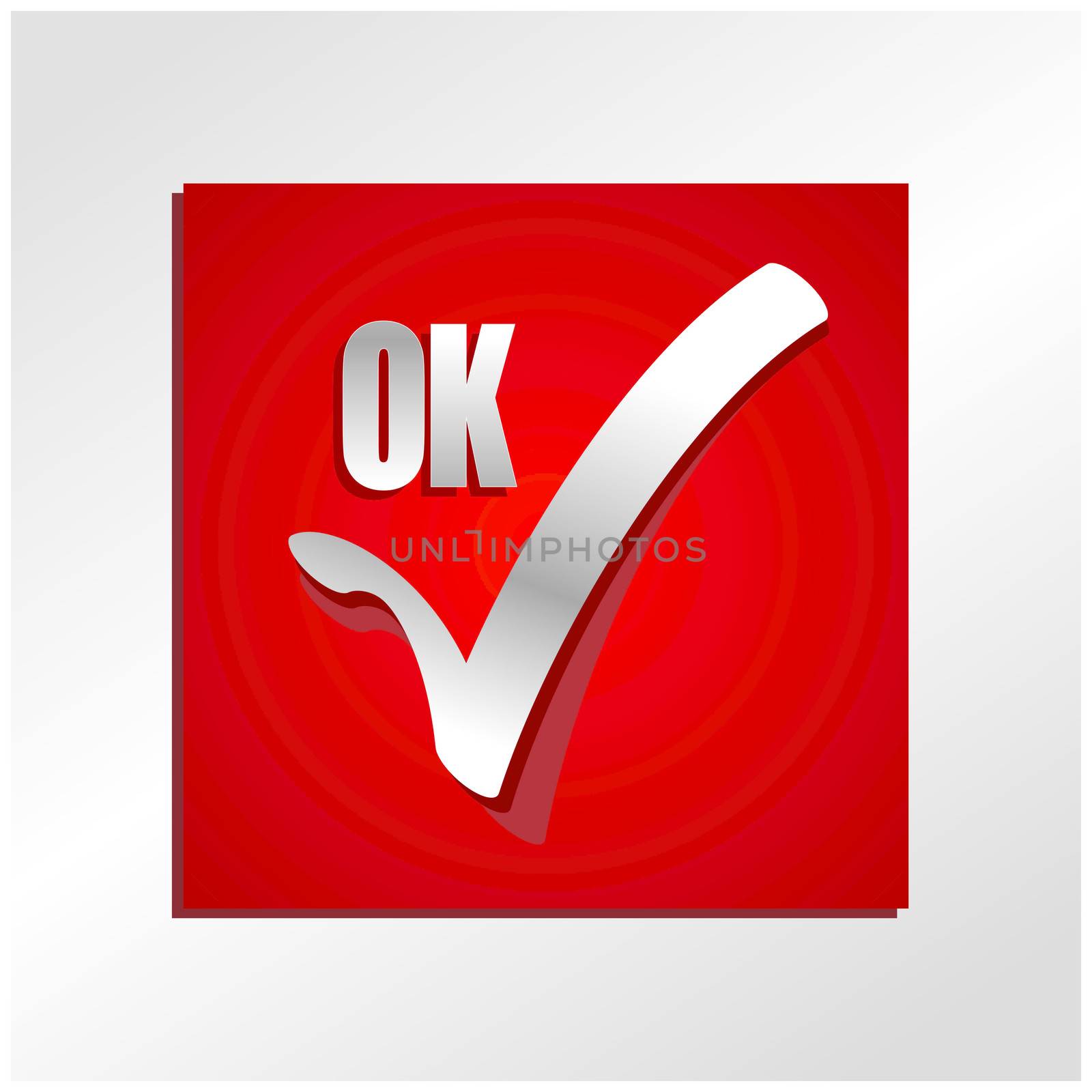 Ok icon vector design