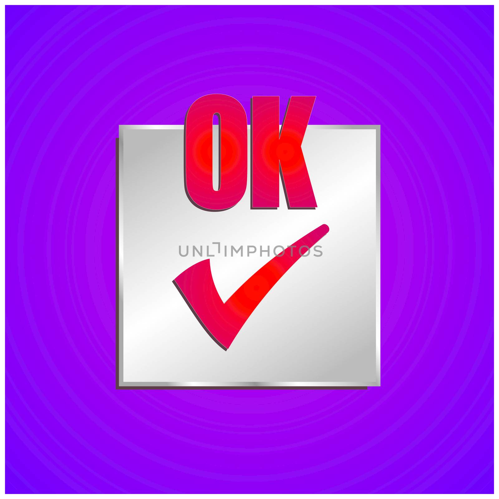 Ok icon vector design