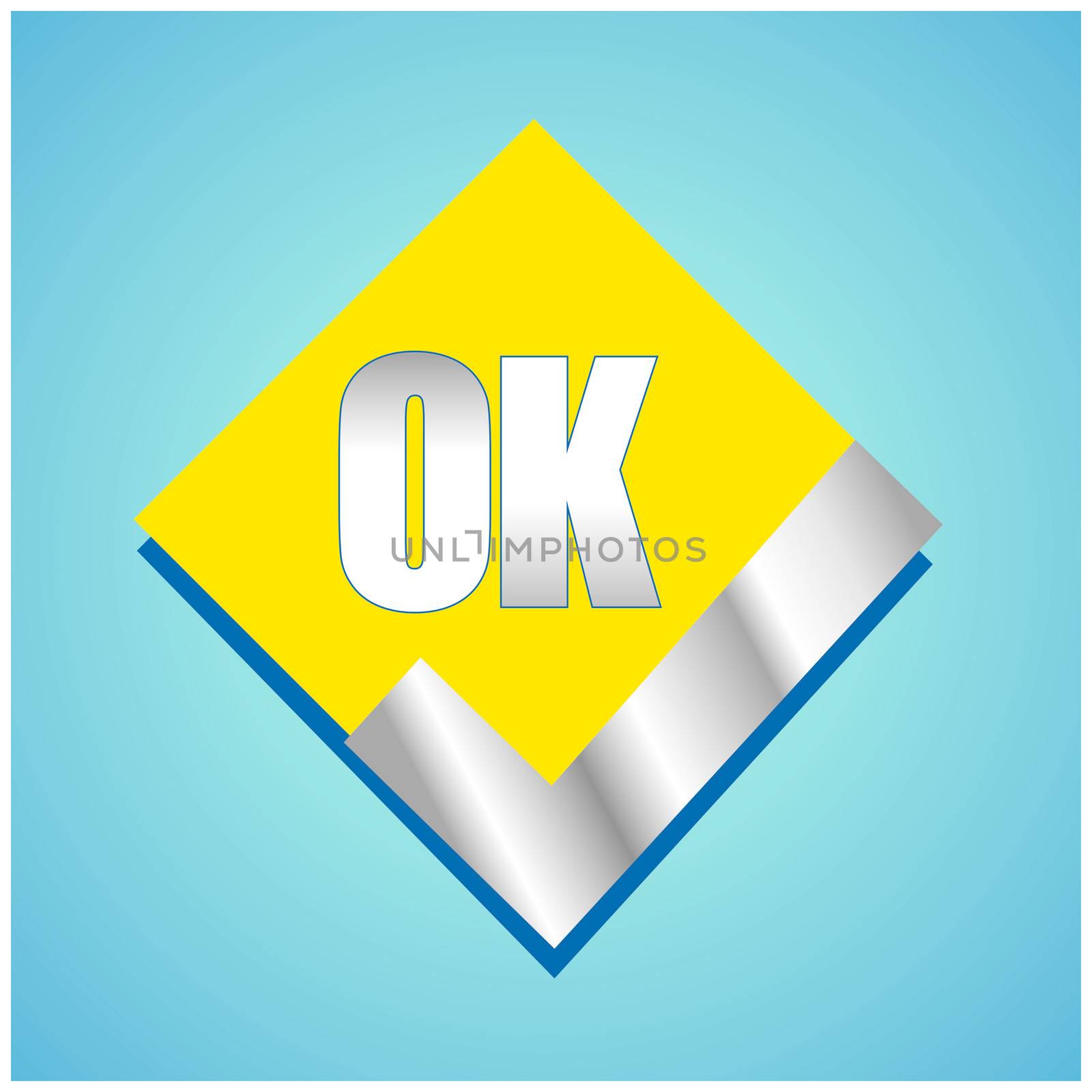 Ok icon vector design