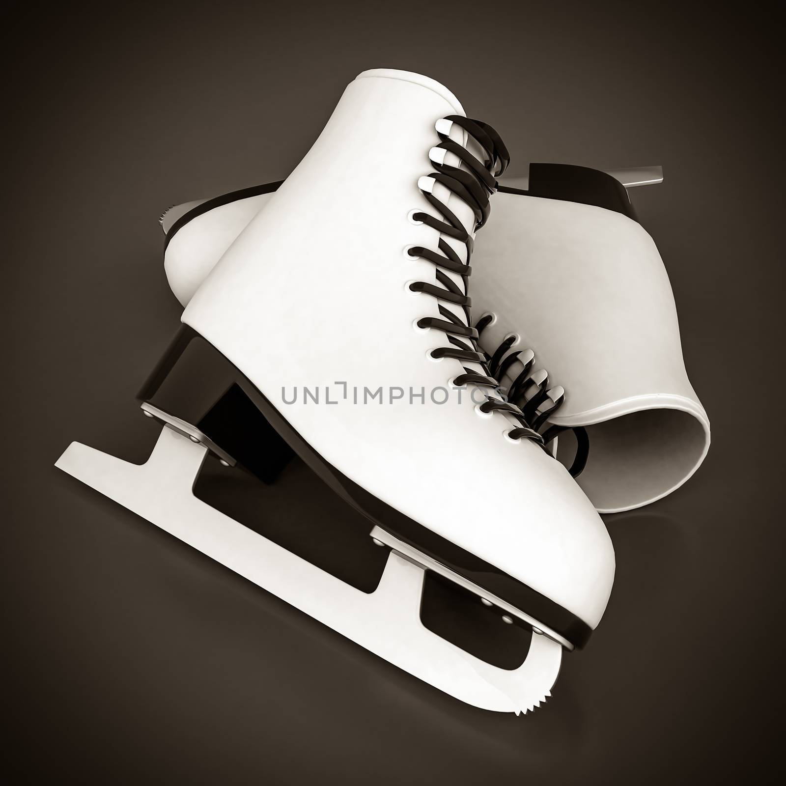 skates for figure skating by mrgarry