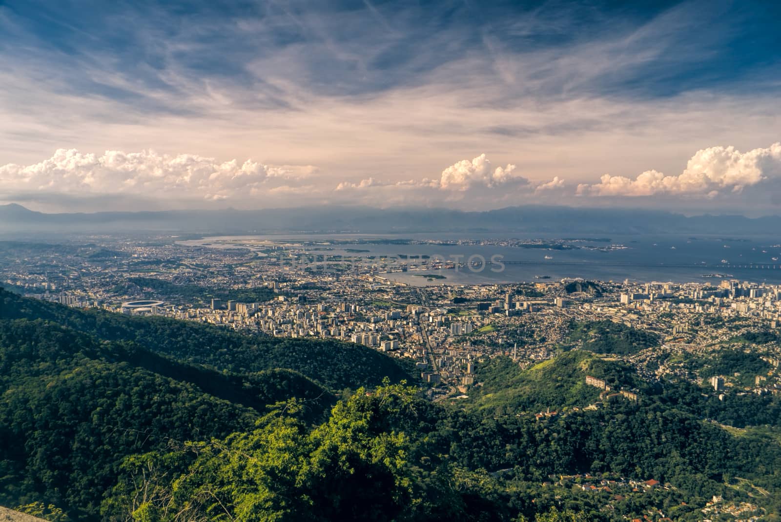 Scenic view of Rio de Janeiro in Brazil