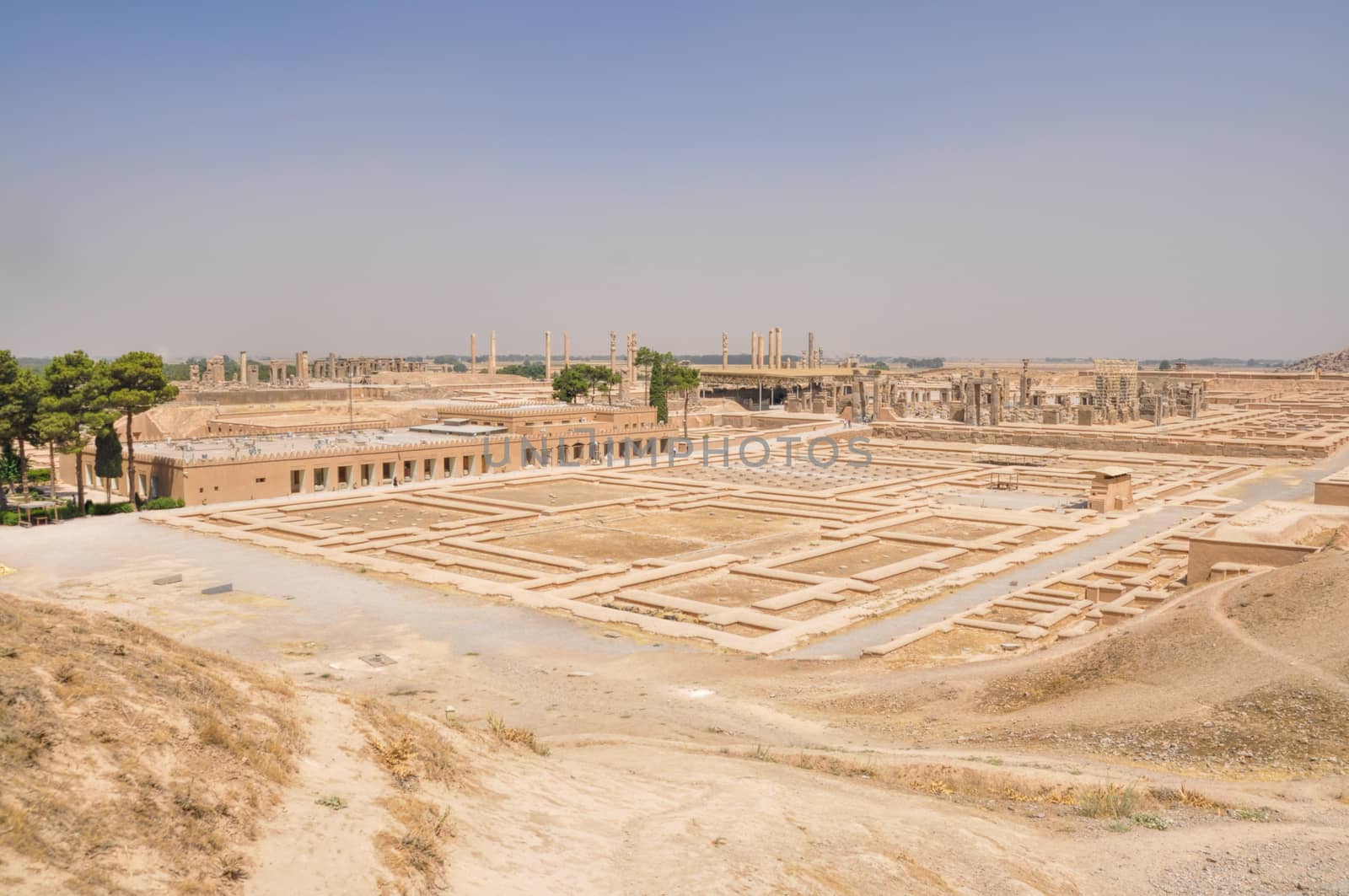 Ruins of famous persian capital Persepolis in current Iran