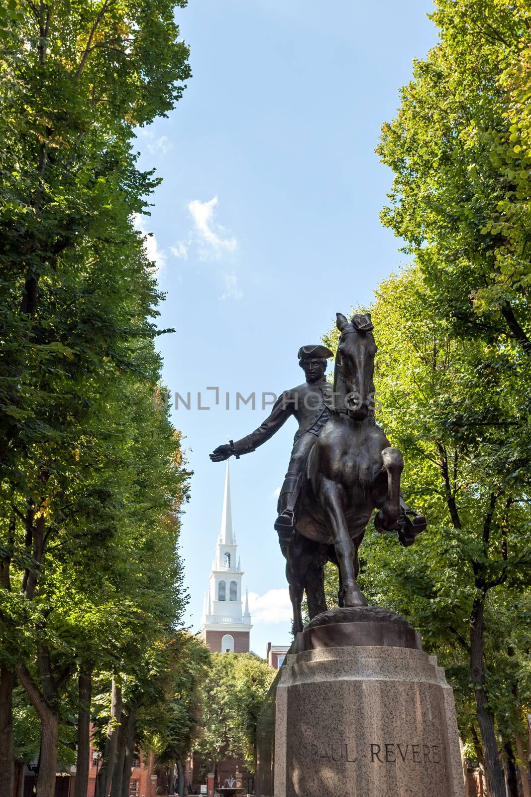Boston Paul Revere Statue by graficallyminded