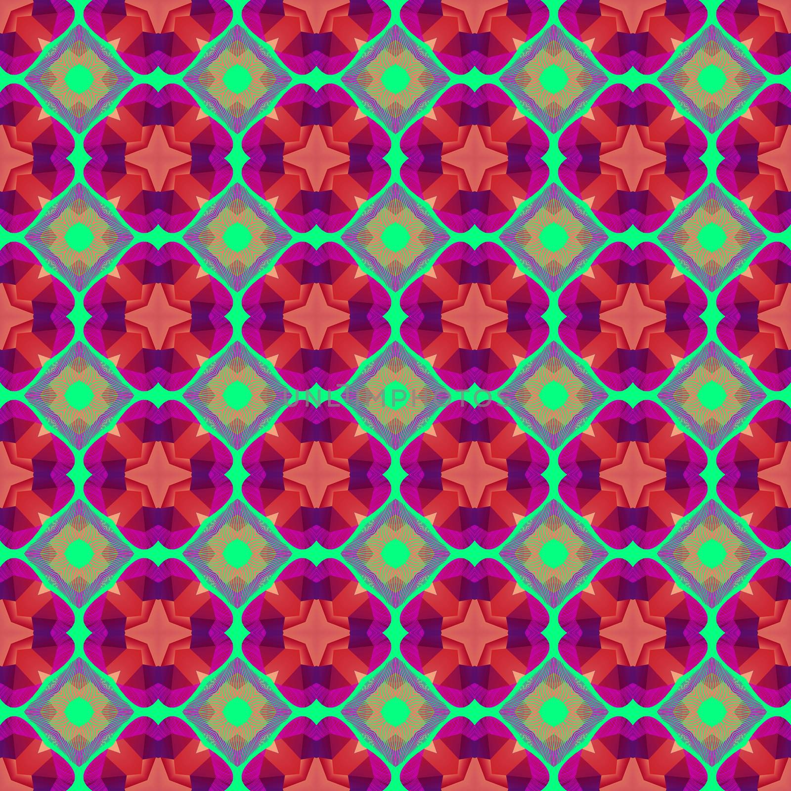 ethnic kaleidoscopic patterns, colorful background