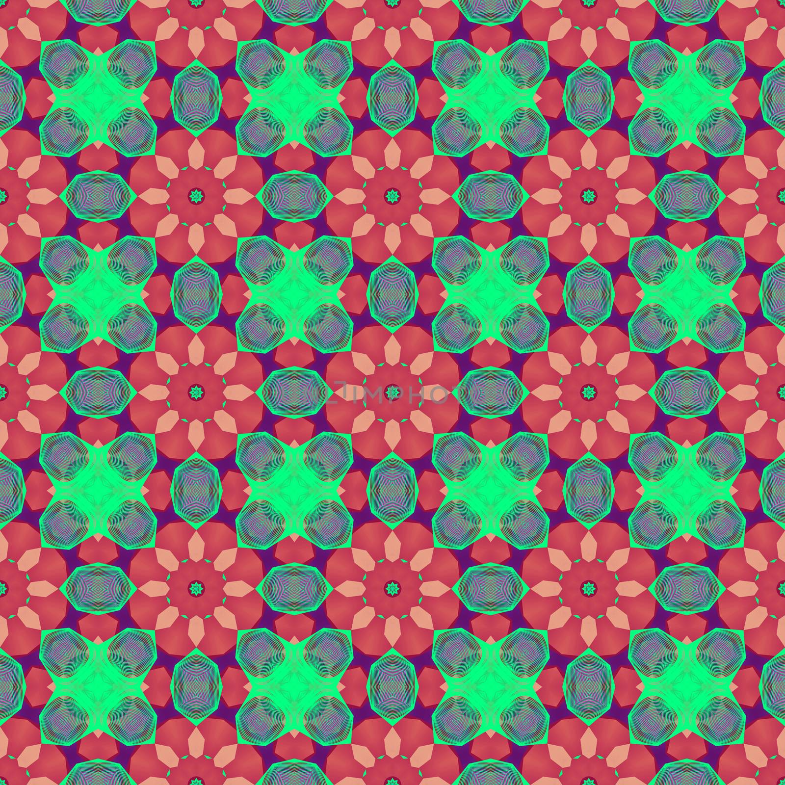 ethnic kaleidoscopic patterns, colorful background