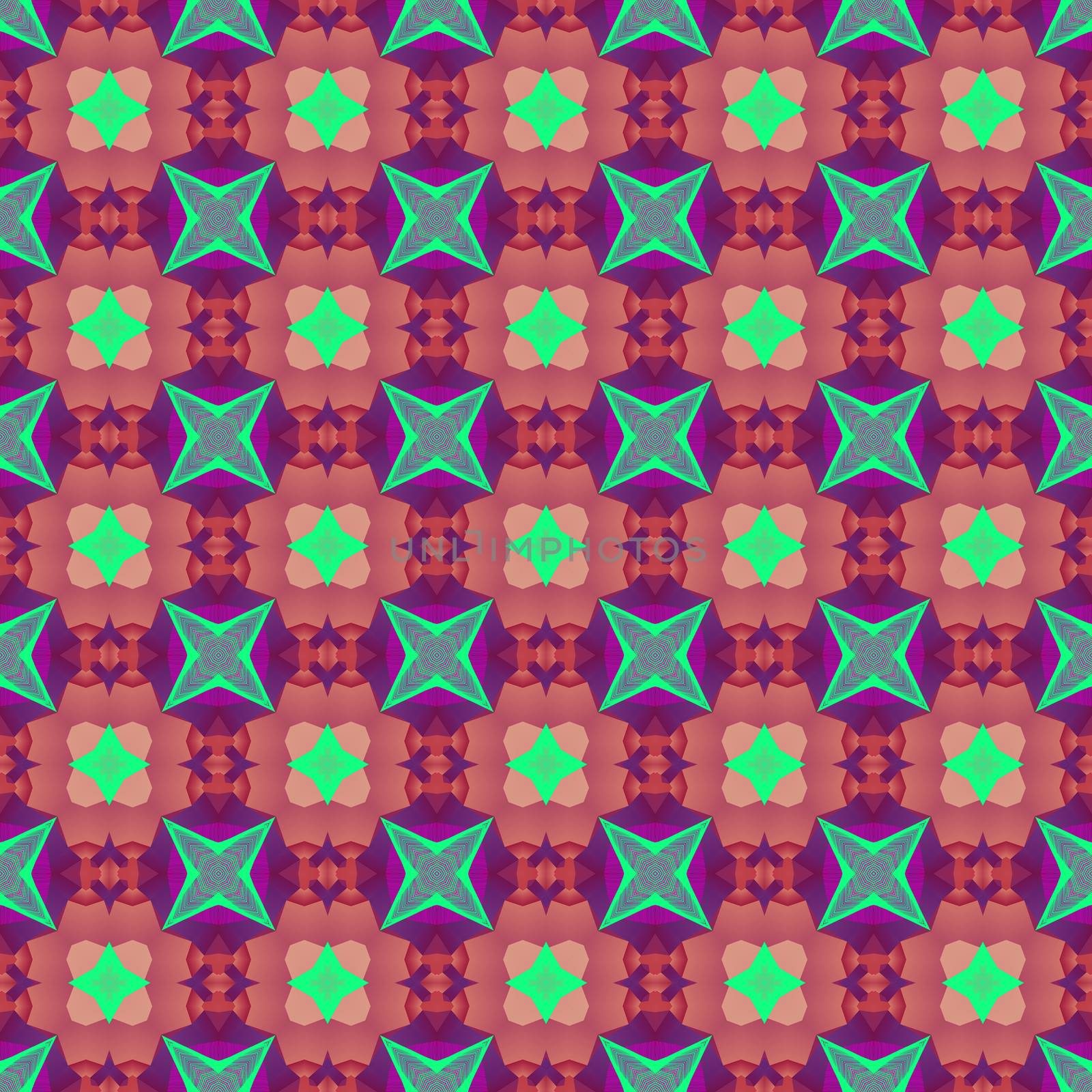 ethnic kaleidoscopic patterns, colorful background