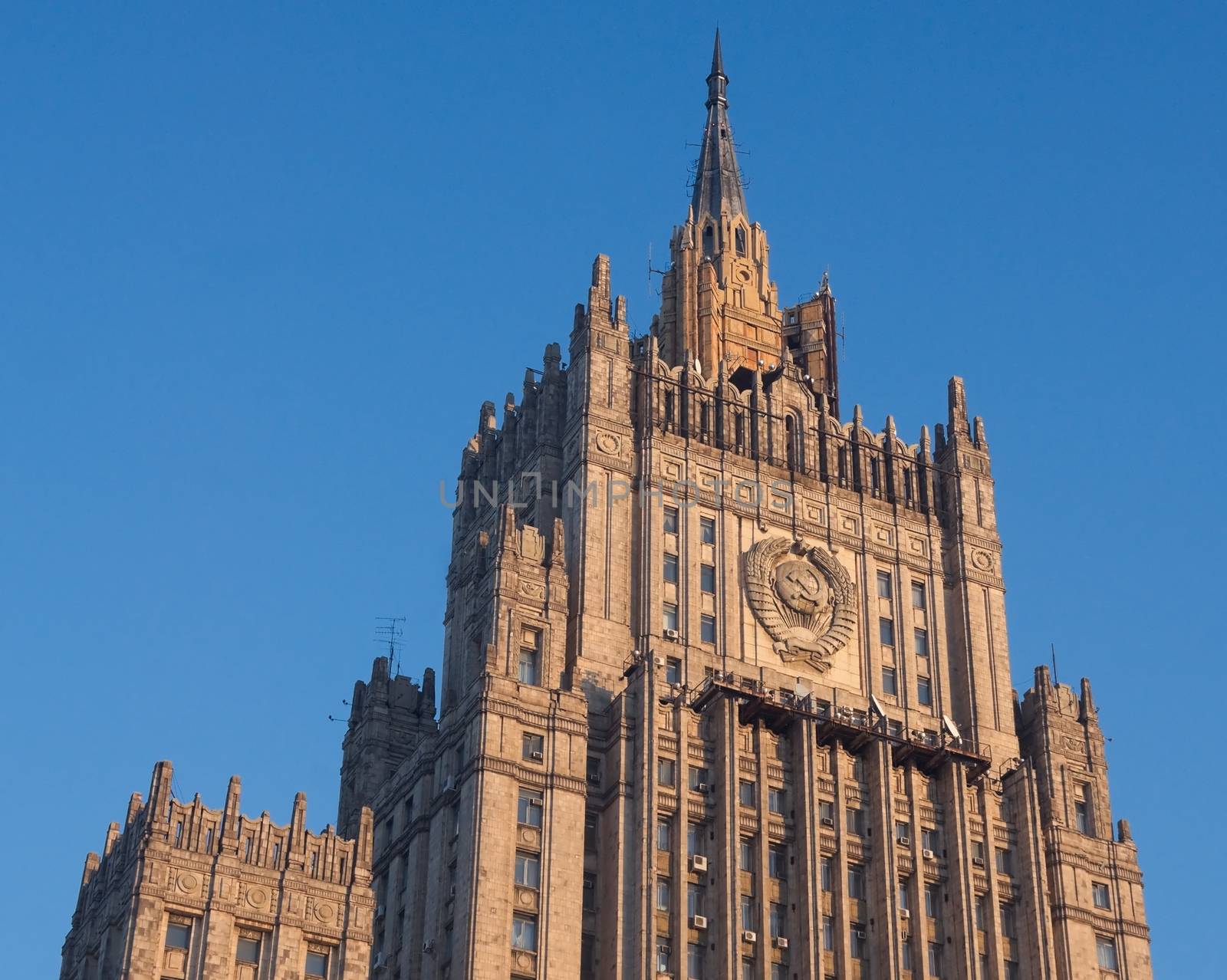 The building of the Russian Ministry of Foreign Affairs in Moscow