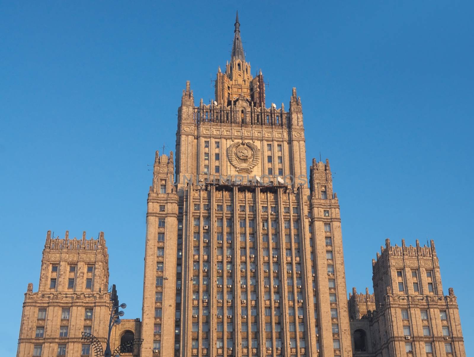 The building of the Russian Ministry of Foreign Affairs in Moscow