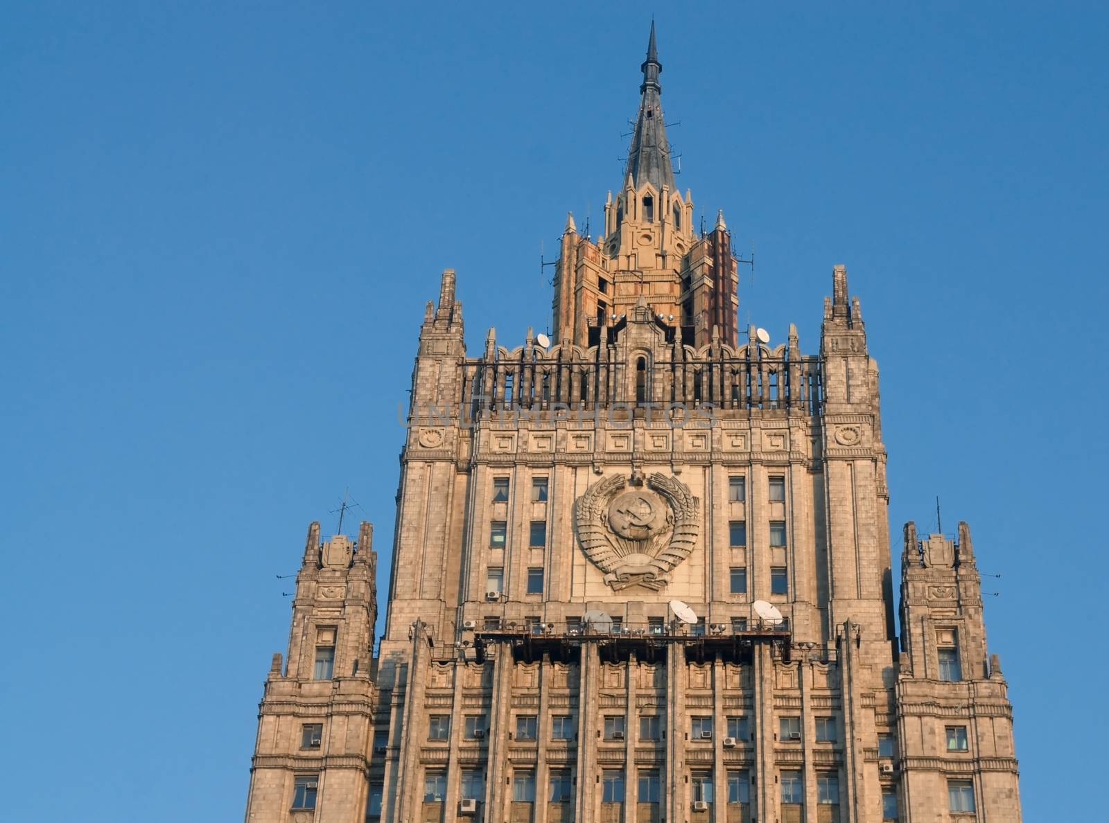 The building of the Russian Ministry of Foreign Affairs in Moscow