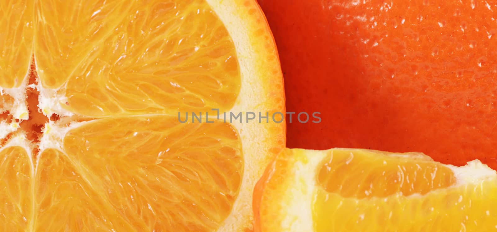 Fresh orange  as a background by SvetaVo
