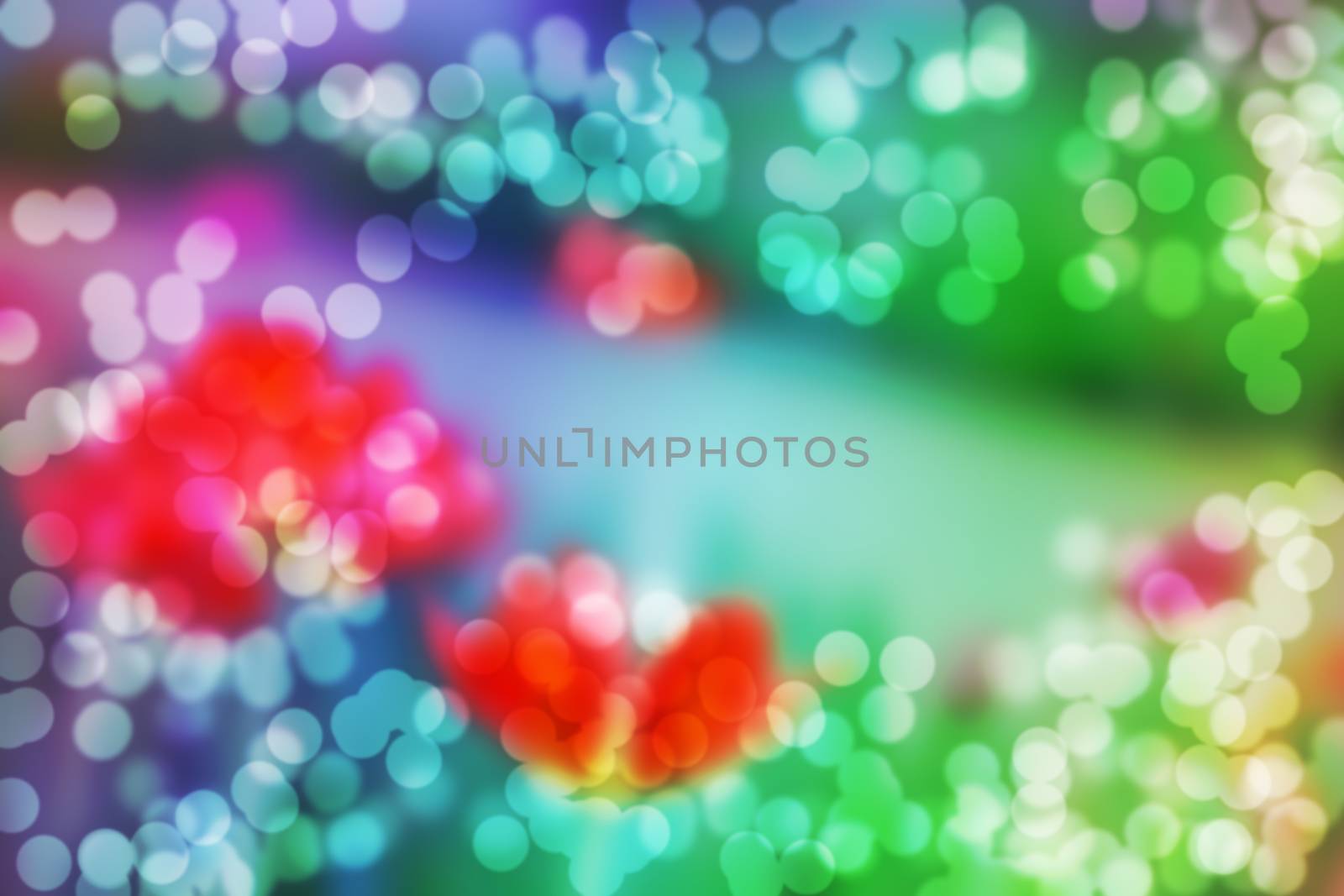 Colorful color lights bokeh background, Chrismas lights bokeh, filter image