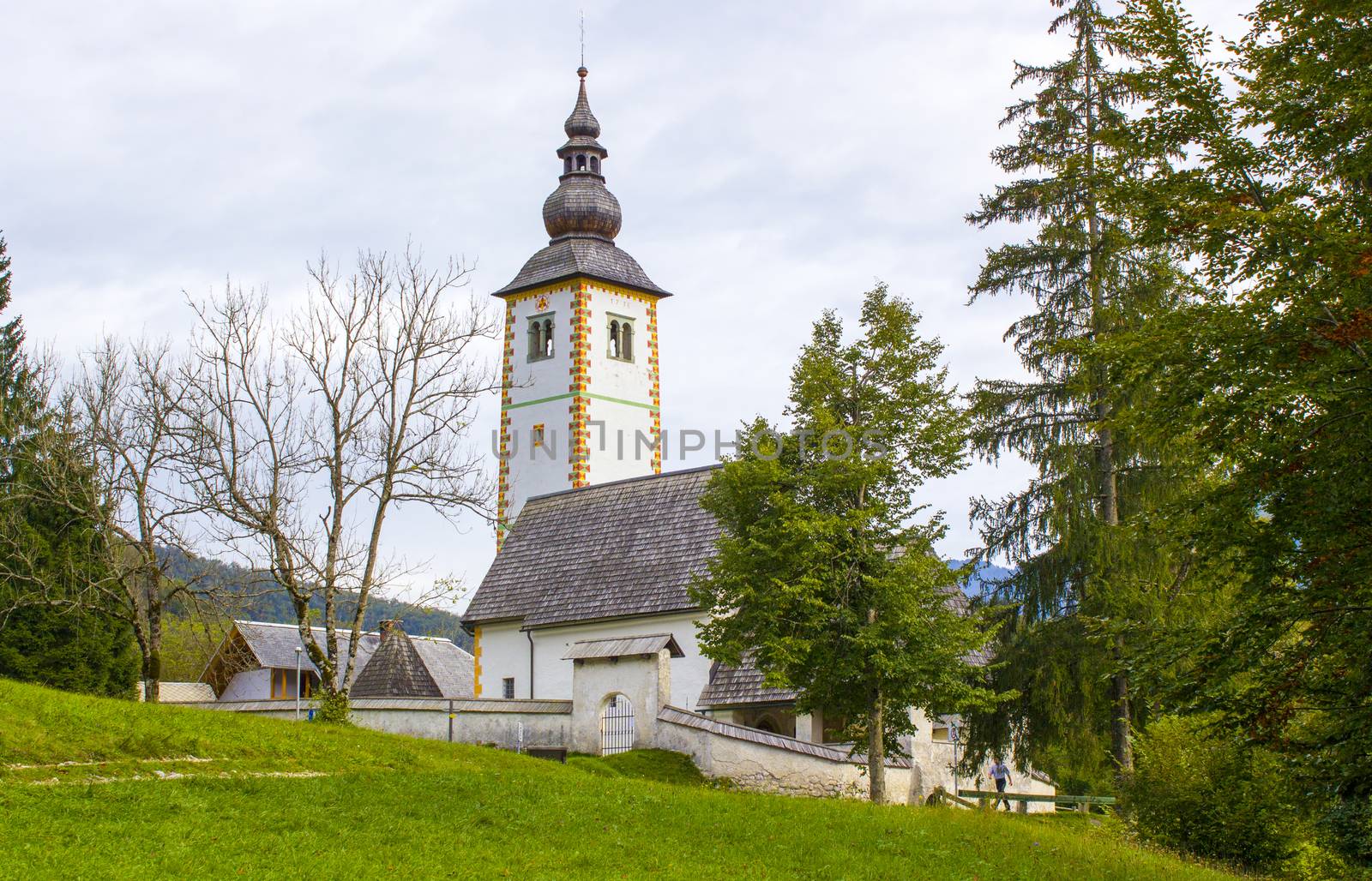 Church of St John the Baptist, Bohinj Lake, Slovenia 