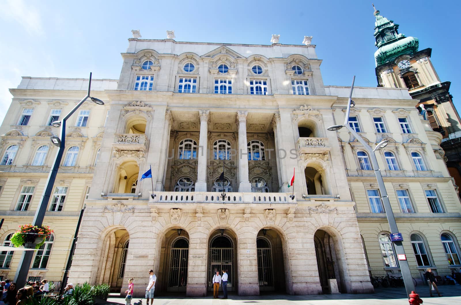 Budapest, Hungary - August 25,2014: Eotvos Lorand University