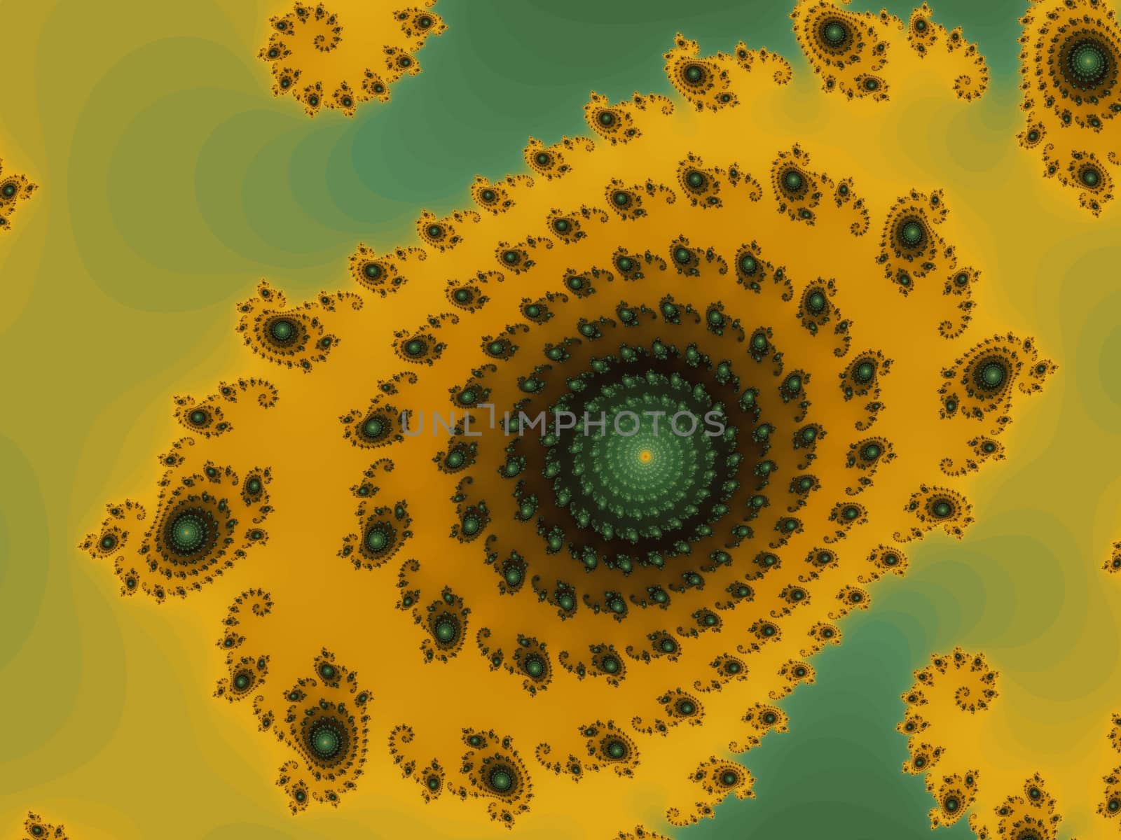 Digital computer graphic - rendering. Abstraction background with fractal spiral for design.