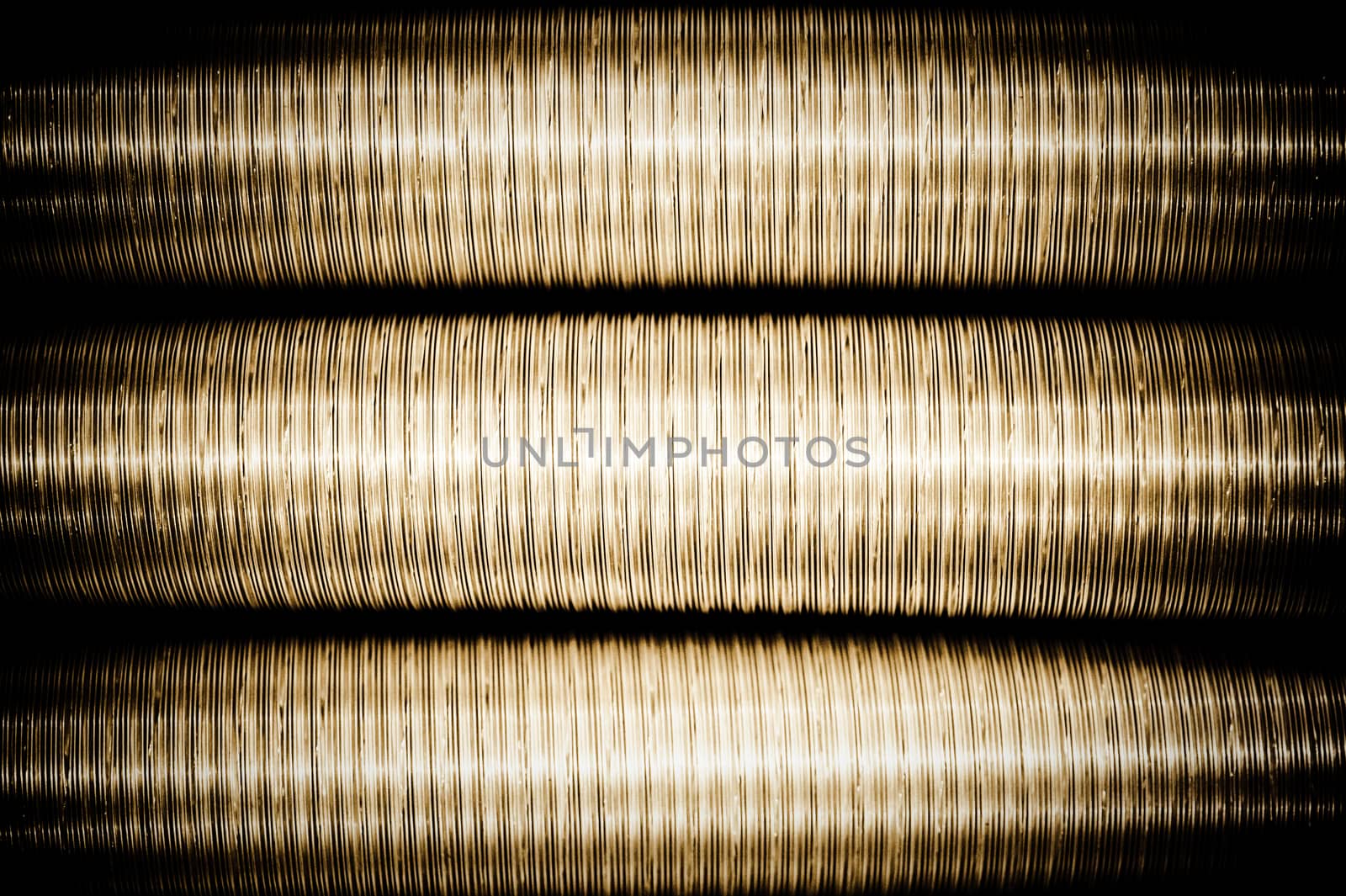 metal duct pipe abstract