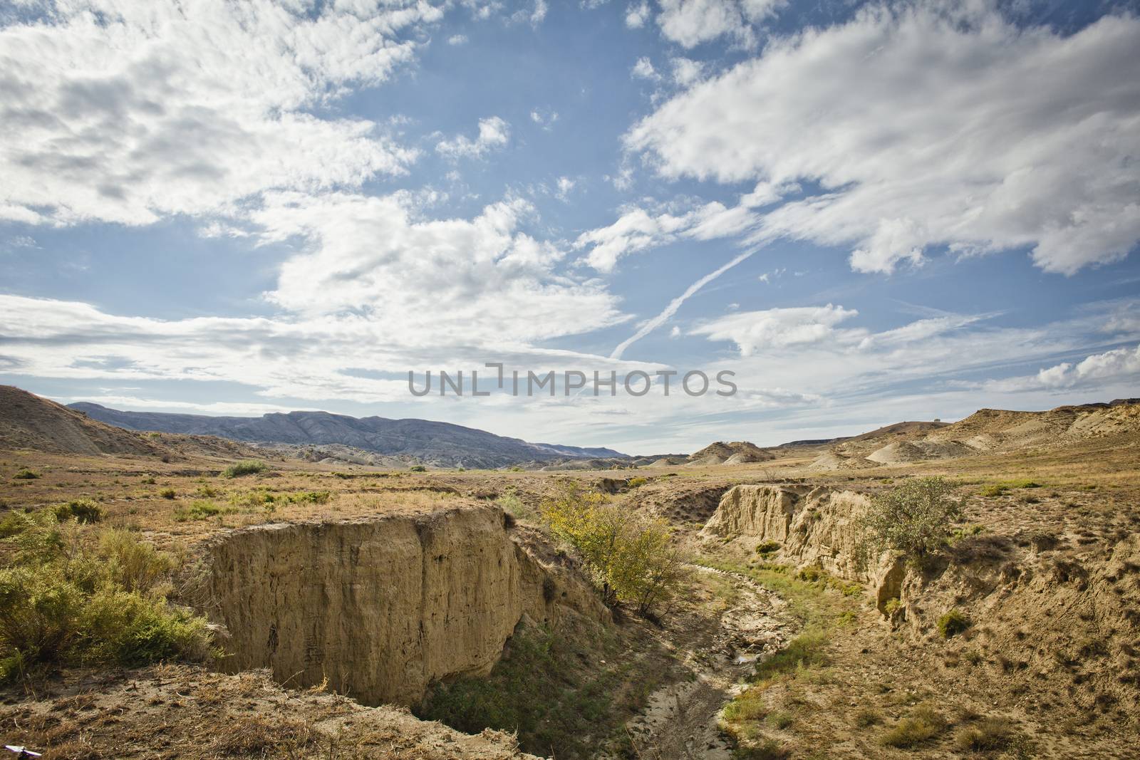 Georgia wild tourism blue sky and rocks panoramic view