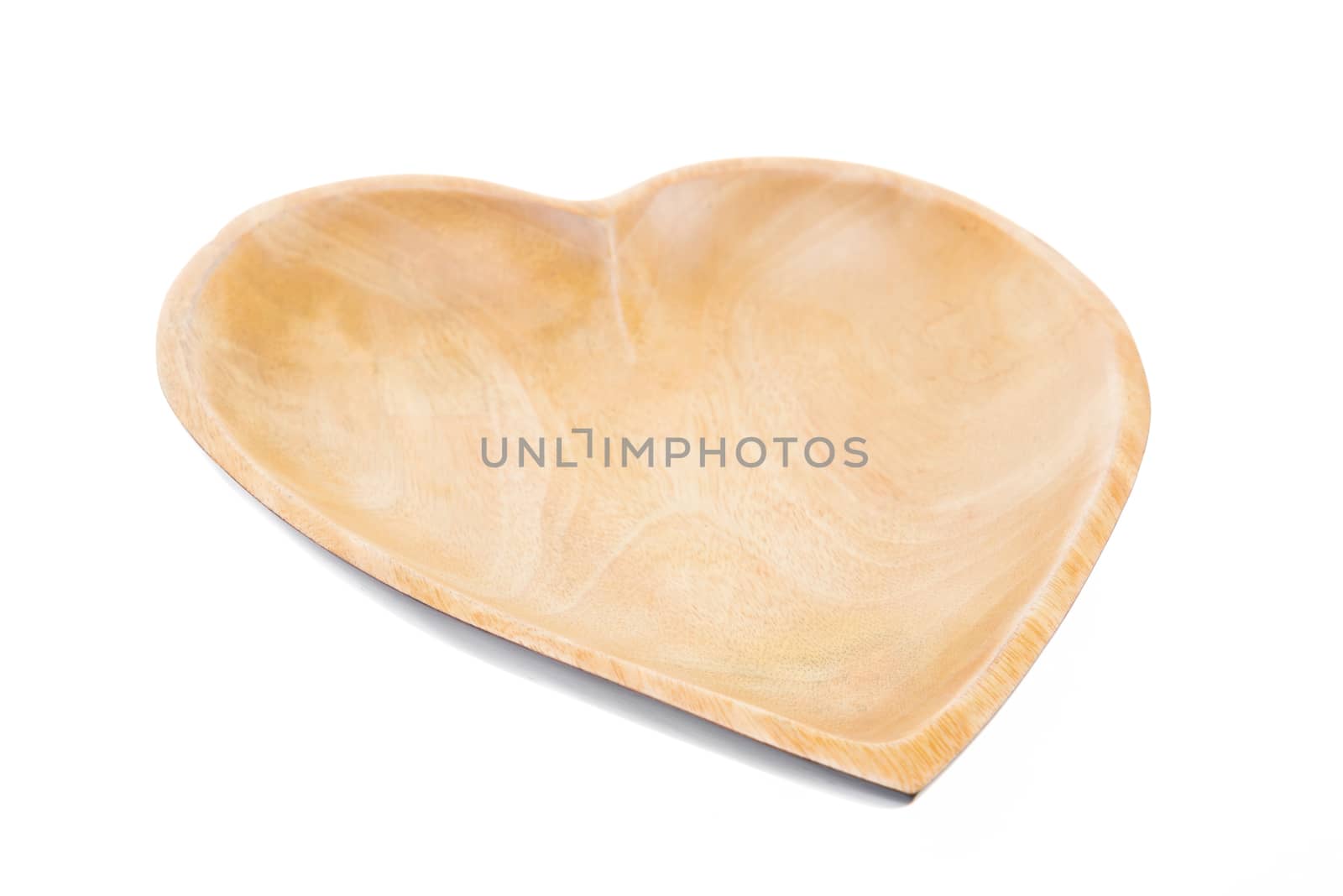 Wooden Tray for placing some object with heart shapes