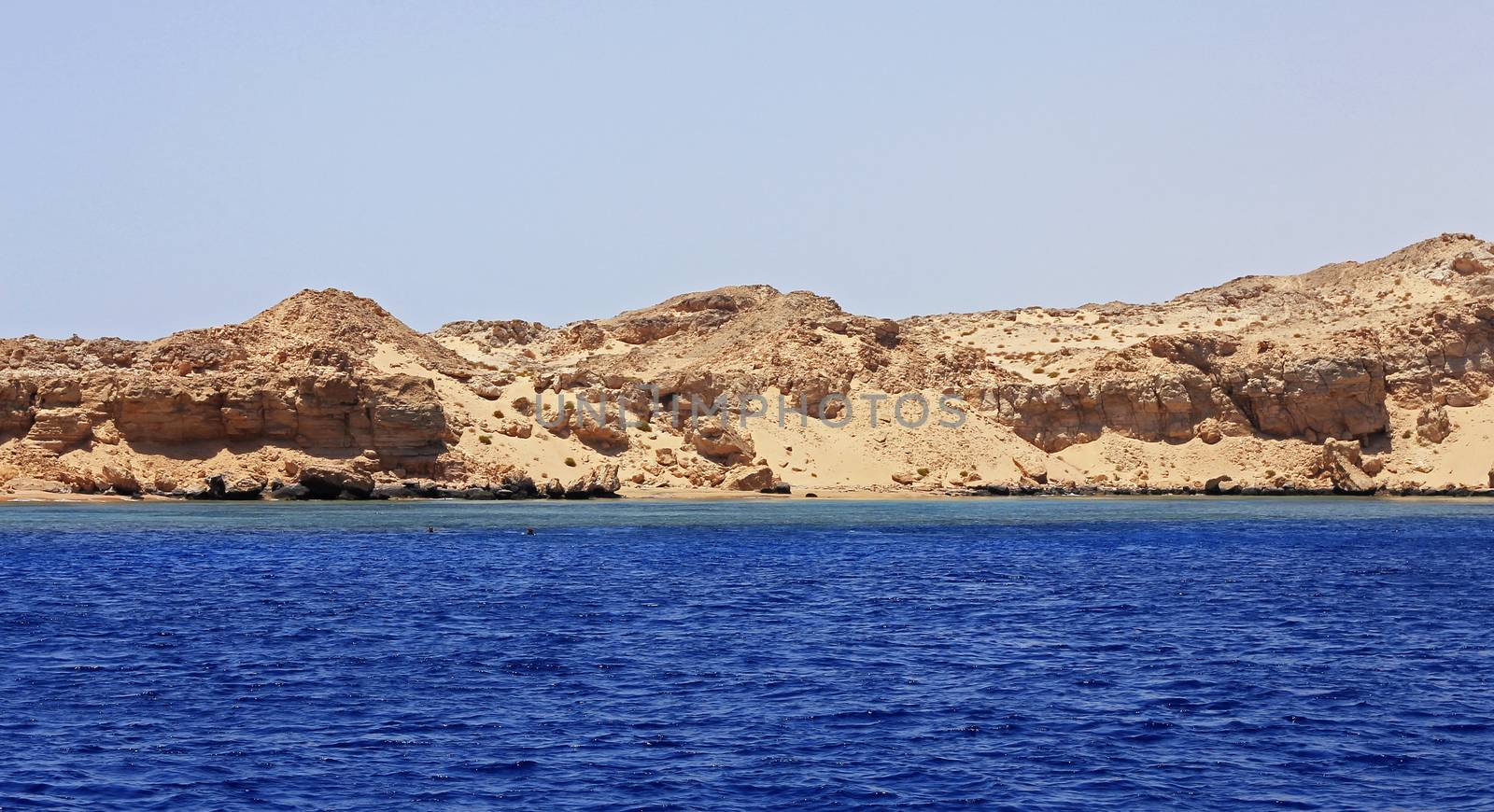 Red sea seashore on Ras Mohamed territory