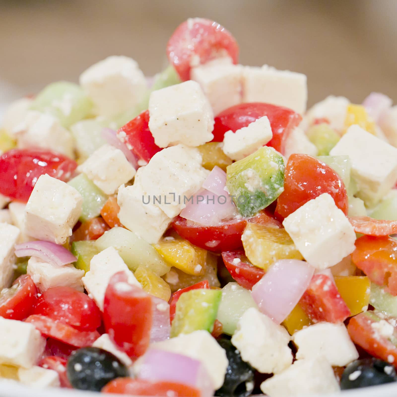 Close up fruit salad