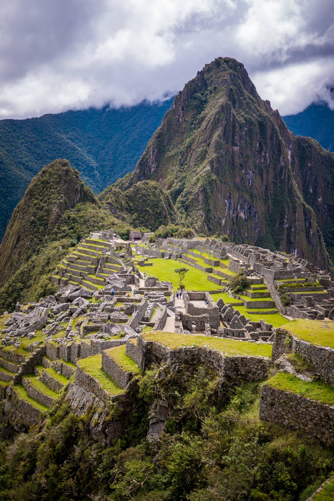 The famous ruins of Machu Picchu in Peru, South America
