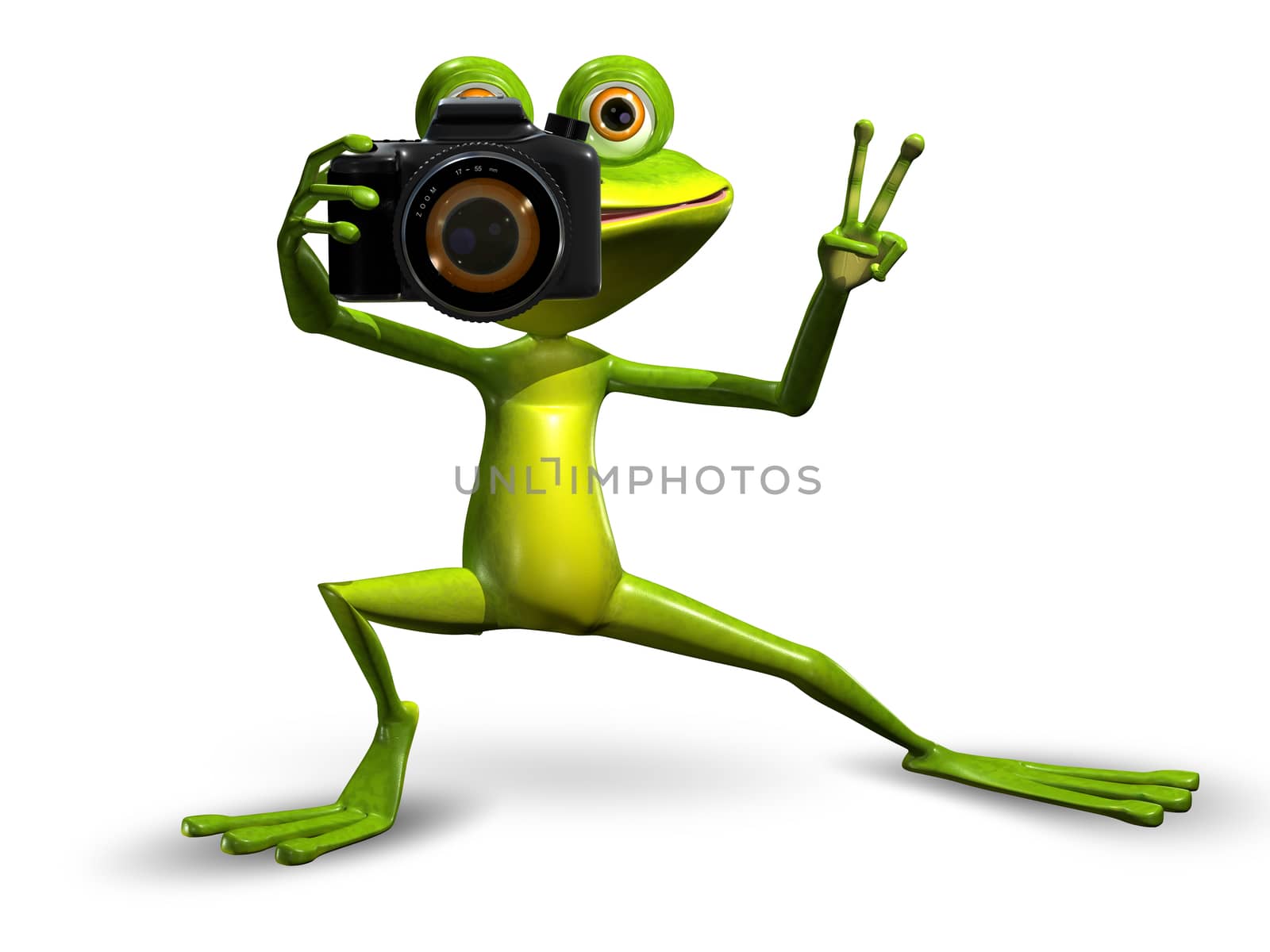 Frog with a Camera by brux