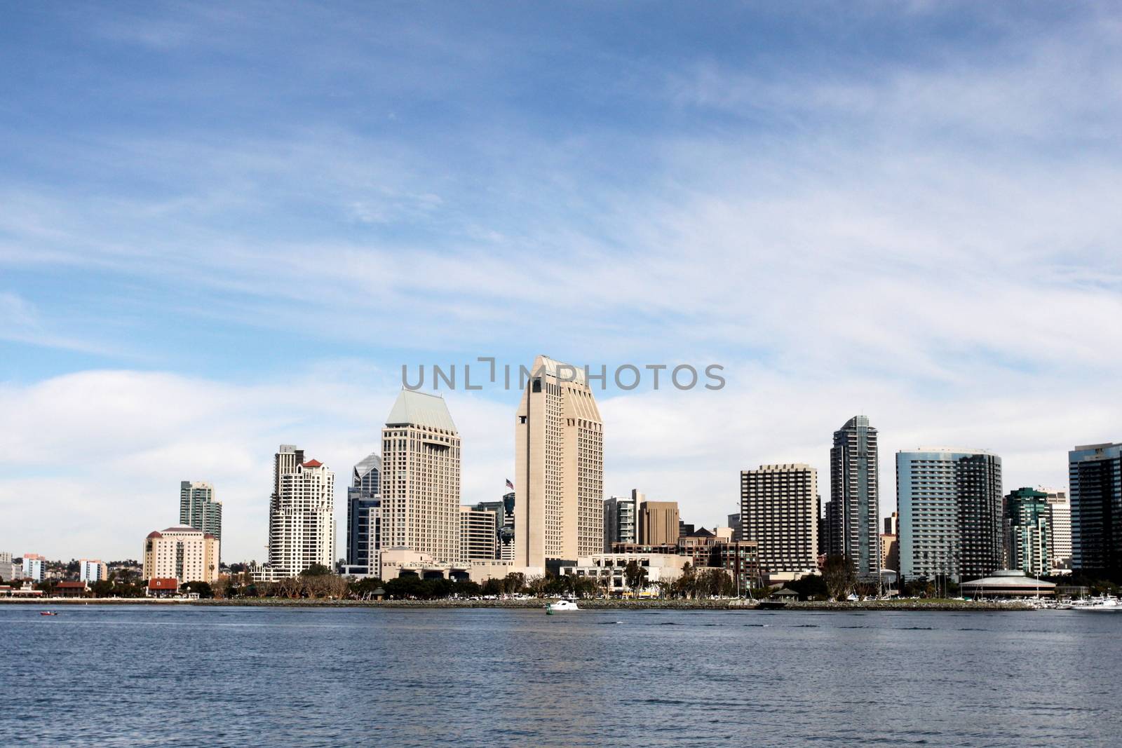 San Diego Skyline by hlehnerer