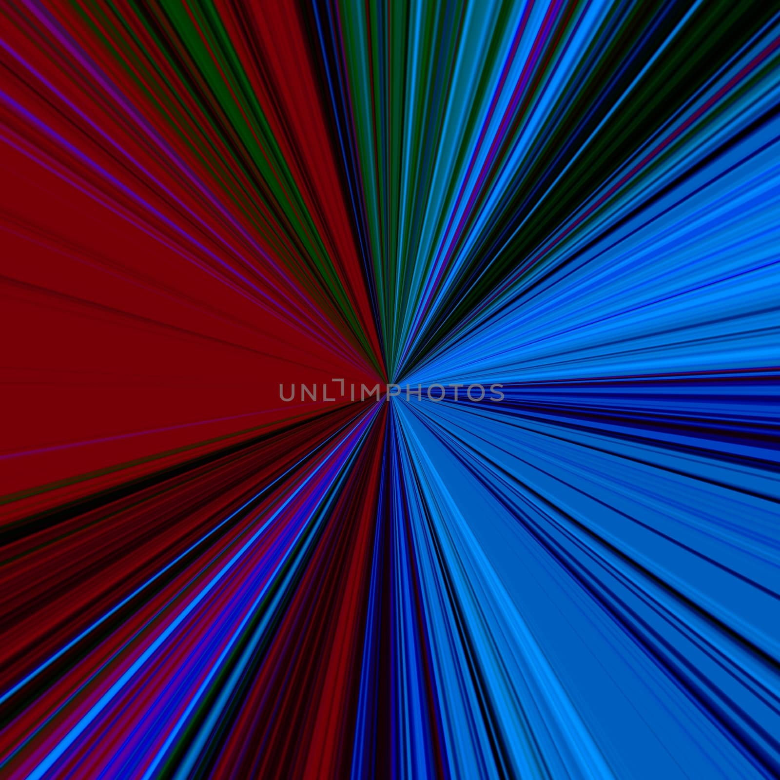 background of black blue red sunburst - digital high resolution.