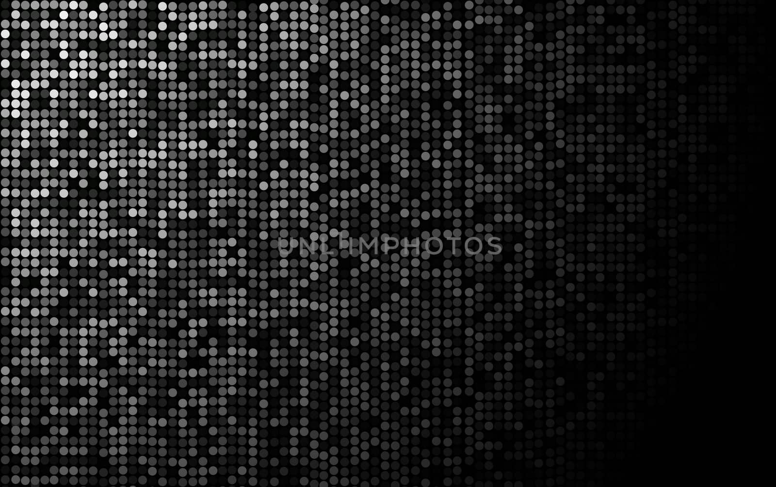 black and white dots stage background