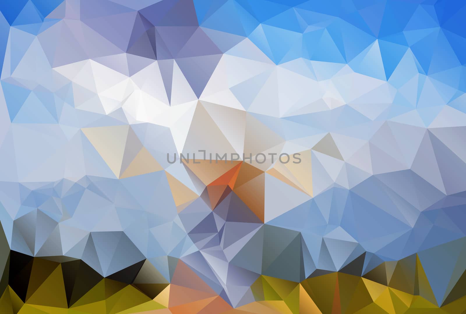 low poly style illustration,abstract rumpled triangular background