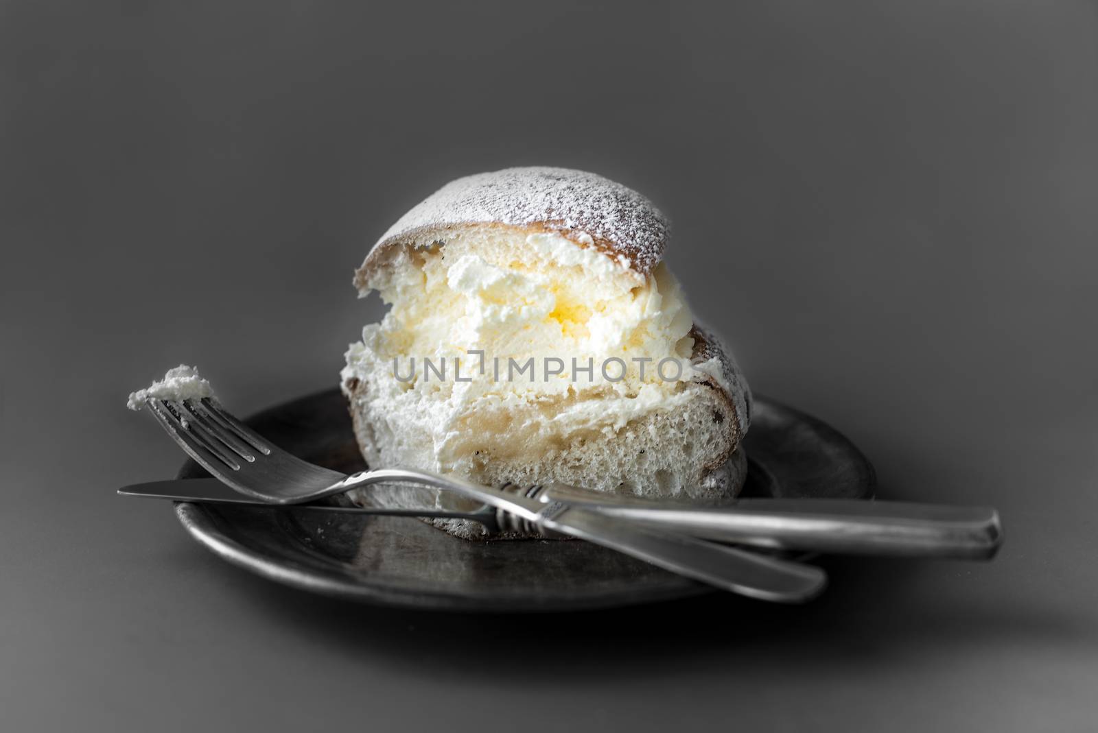 Semla, traditional Scandinavian pastry by anikasalsera