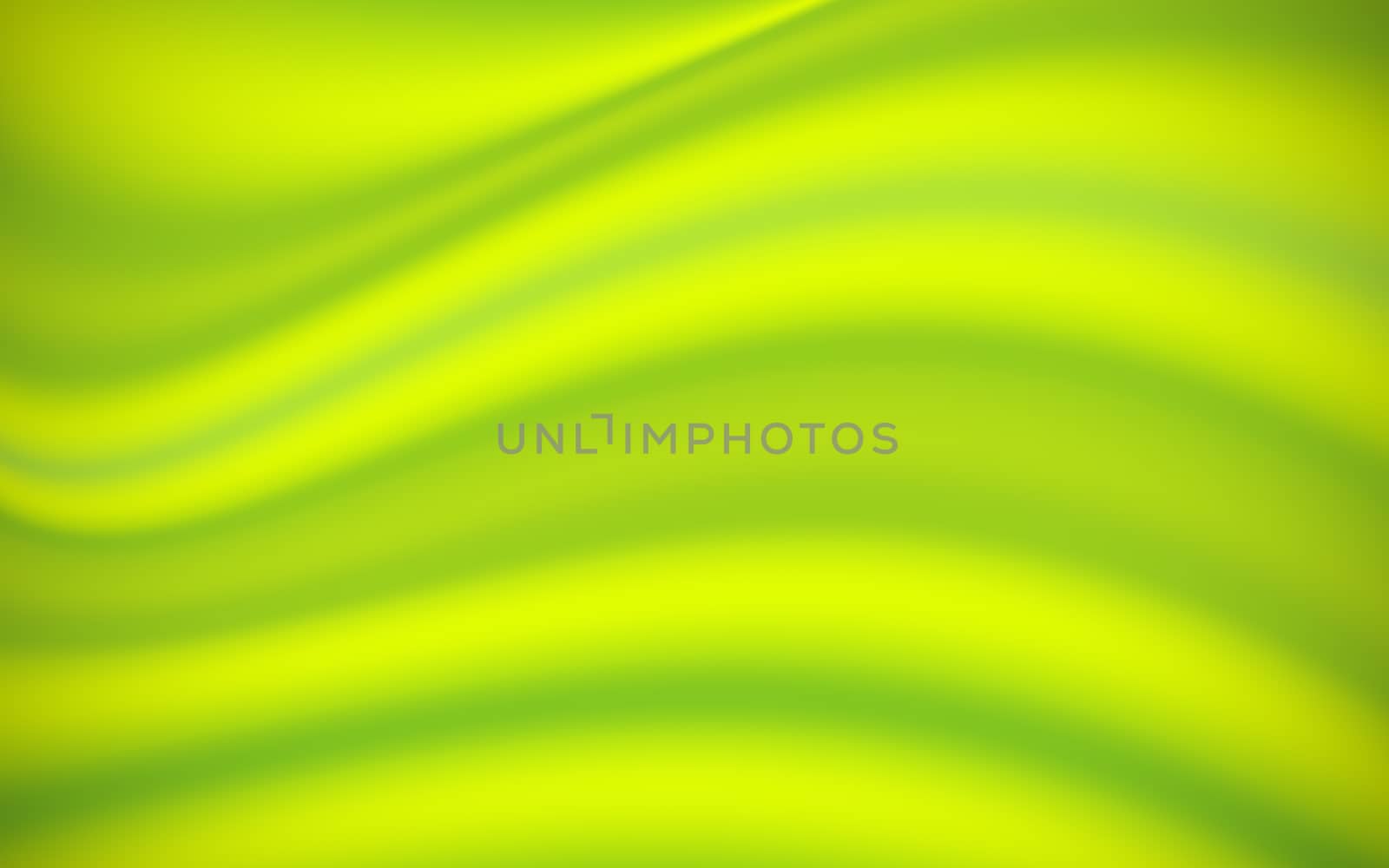 Abstract yellow green curves background.