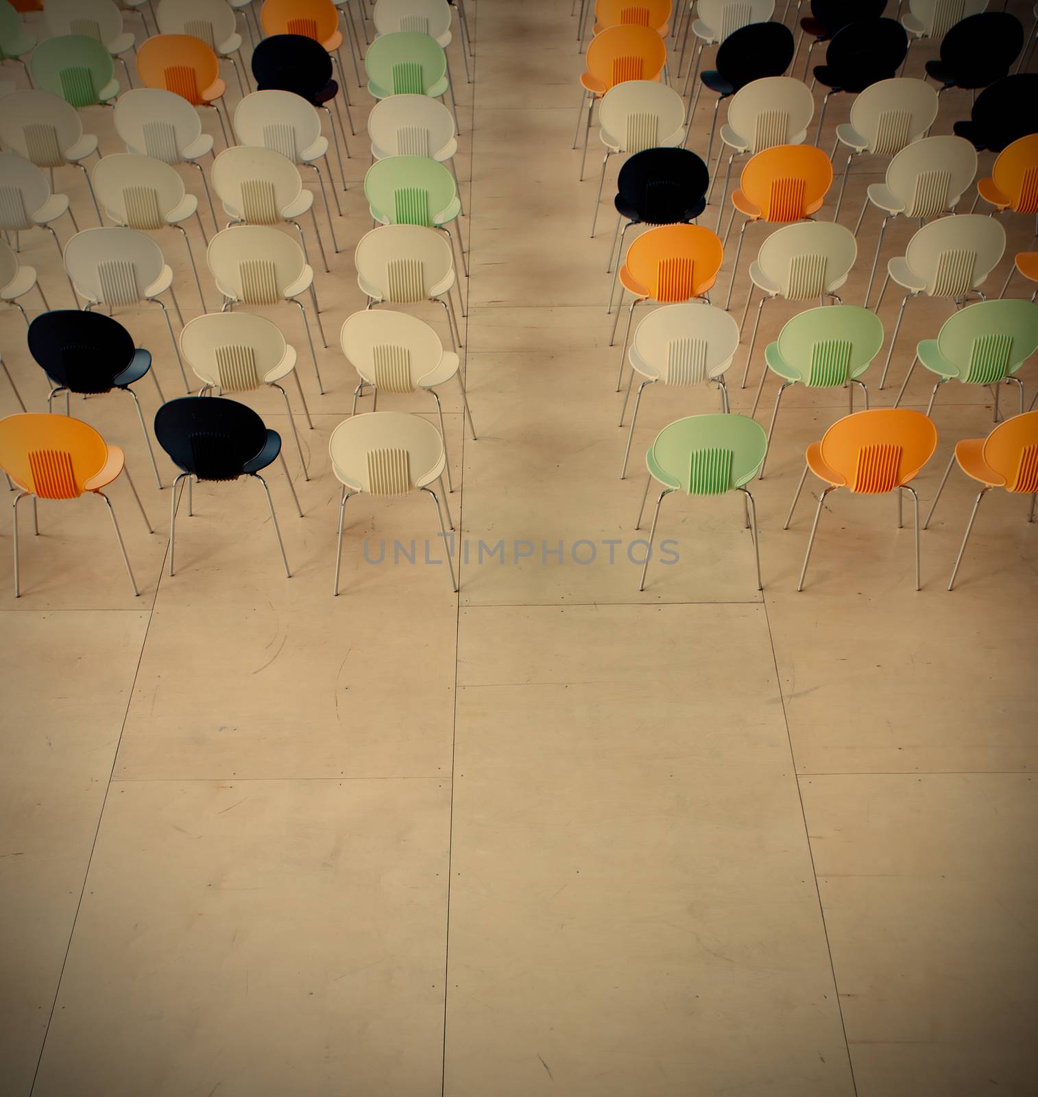 chairs in auditorium by Astroid