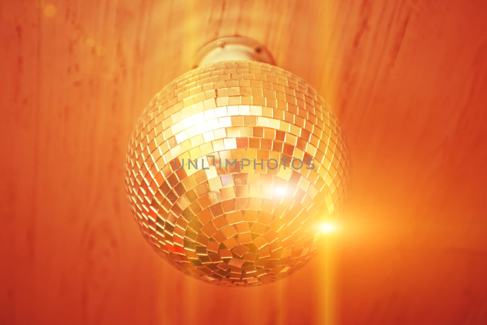 Disco ball light reflection background