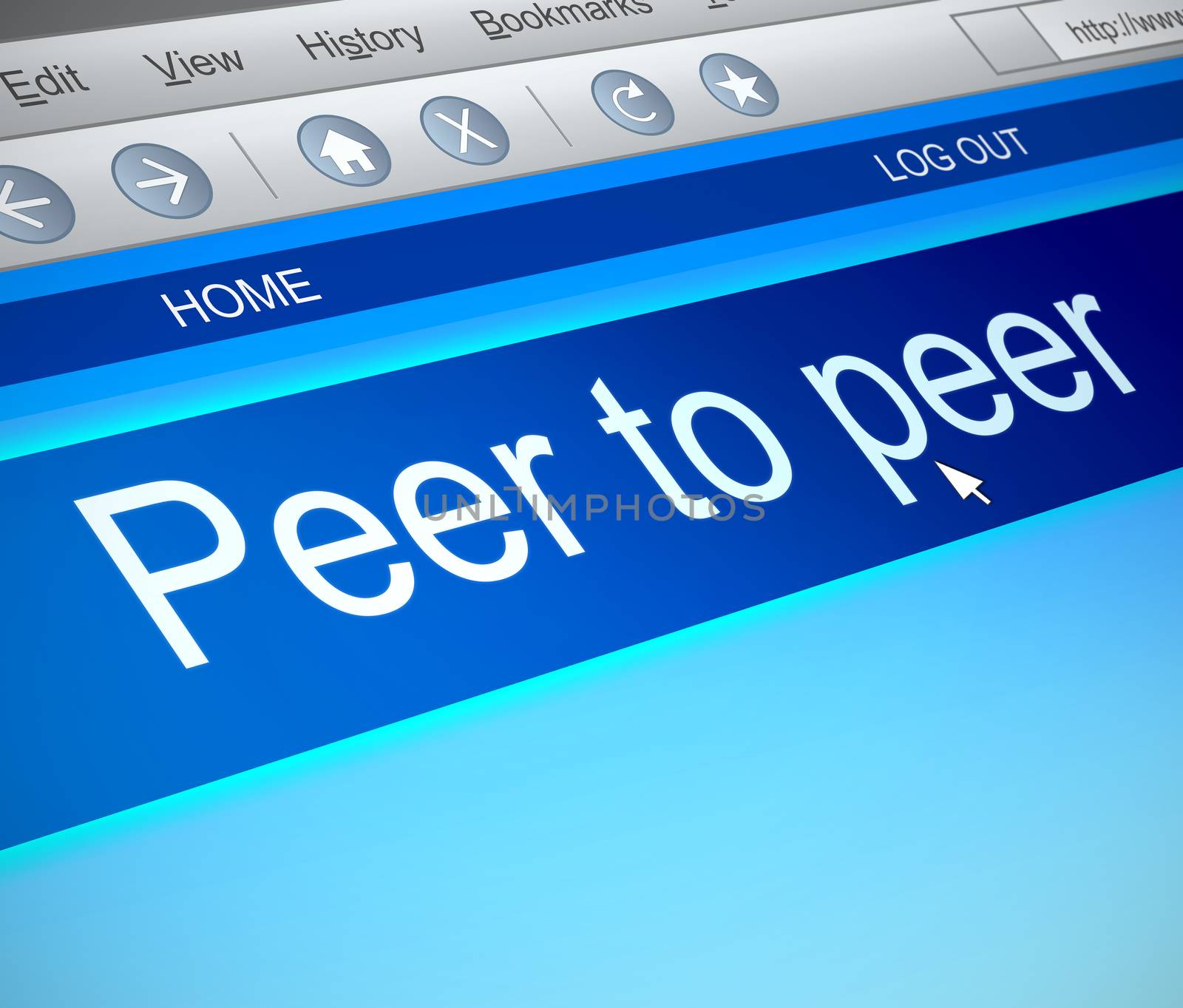 Peer to peer concept. by 72soul