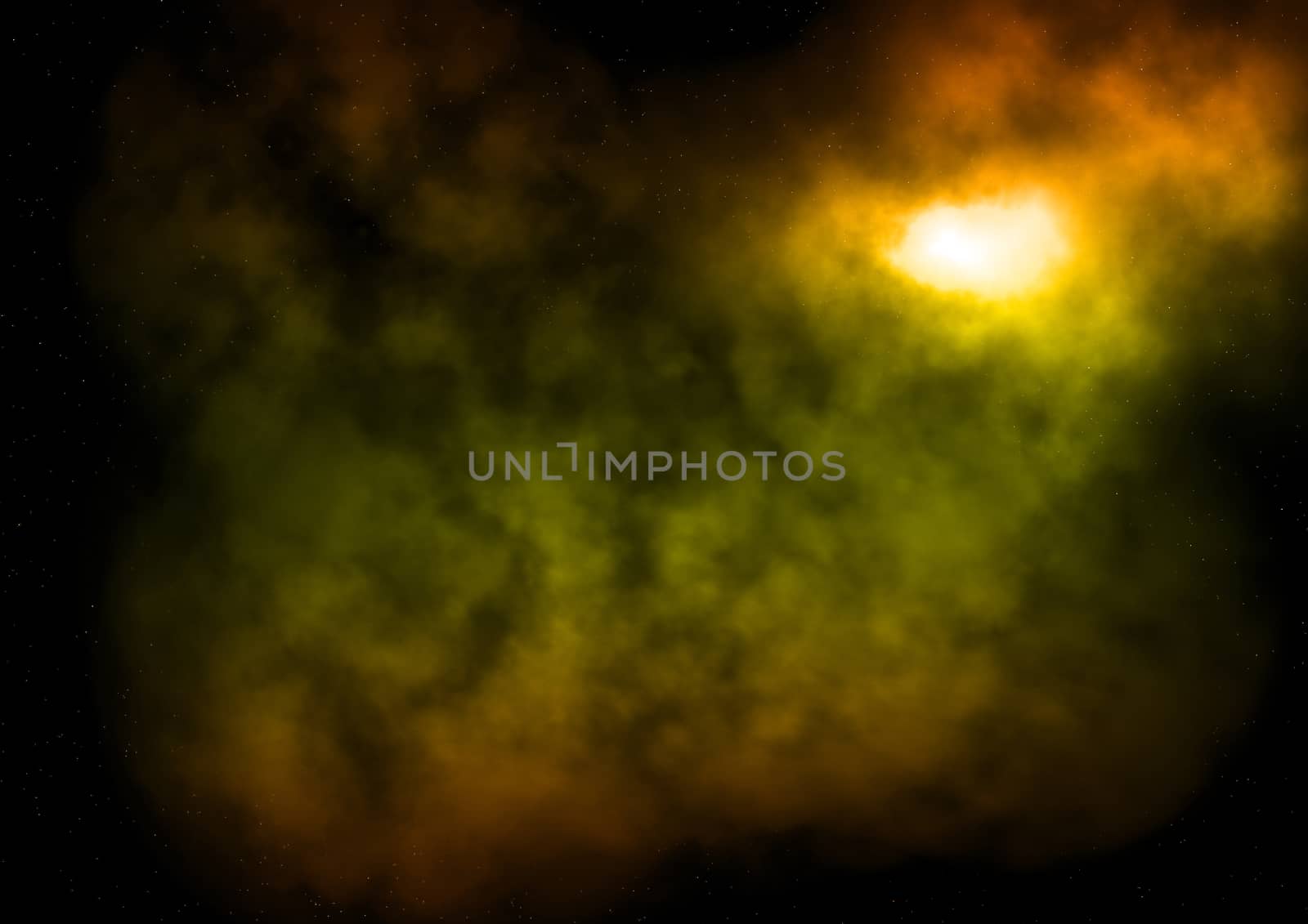 Far being shone nebula and star field against space. "Elements of this image furnished by NASA".